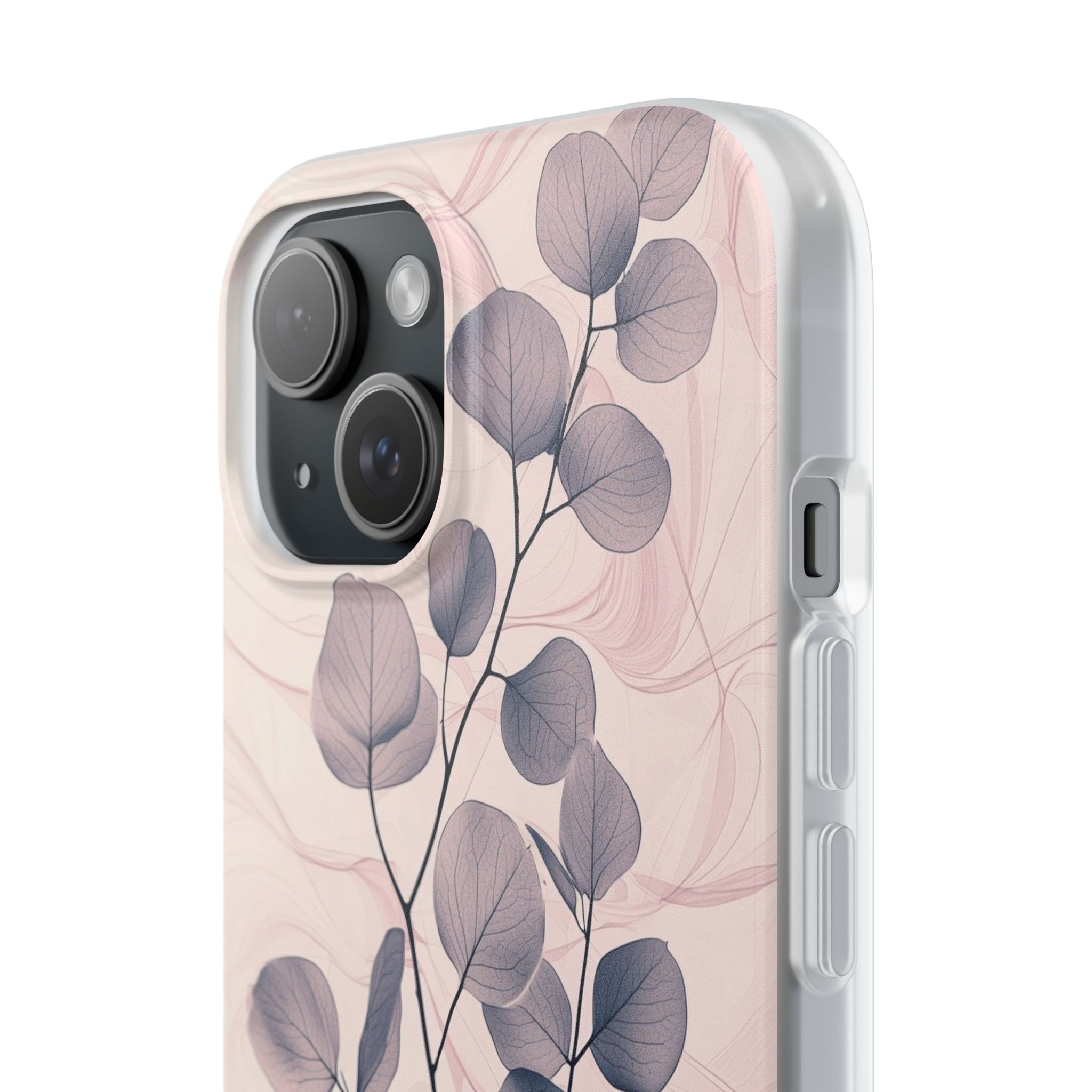 Ethereal Indigo Eucalyptus · Soft Phone Case for iPhone