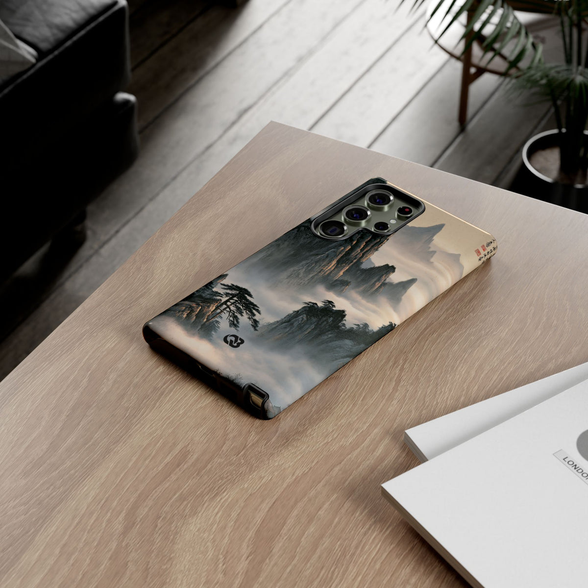 Sacred Mountain Mist · Tough Phone Case for Samsung · Beige