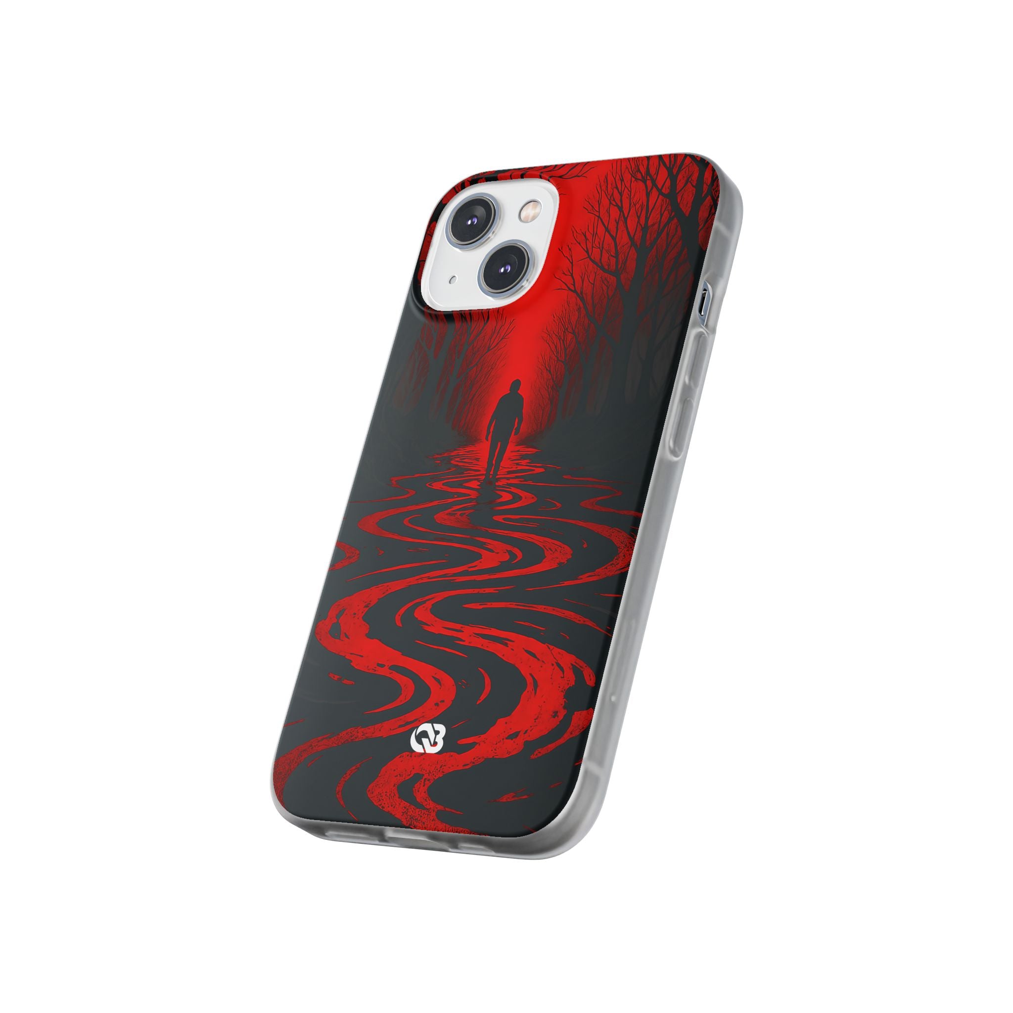 Crimson Shadow Path · Soft Phone Case for iPhone
