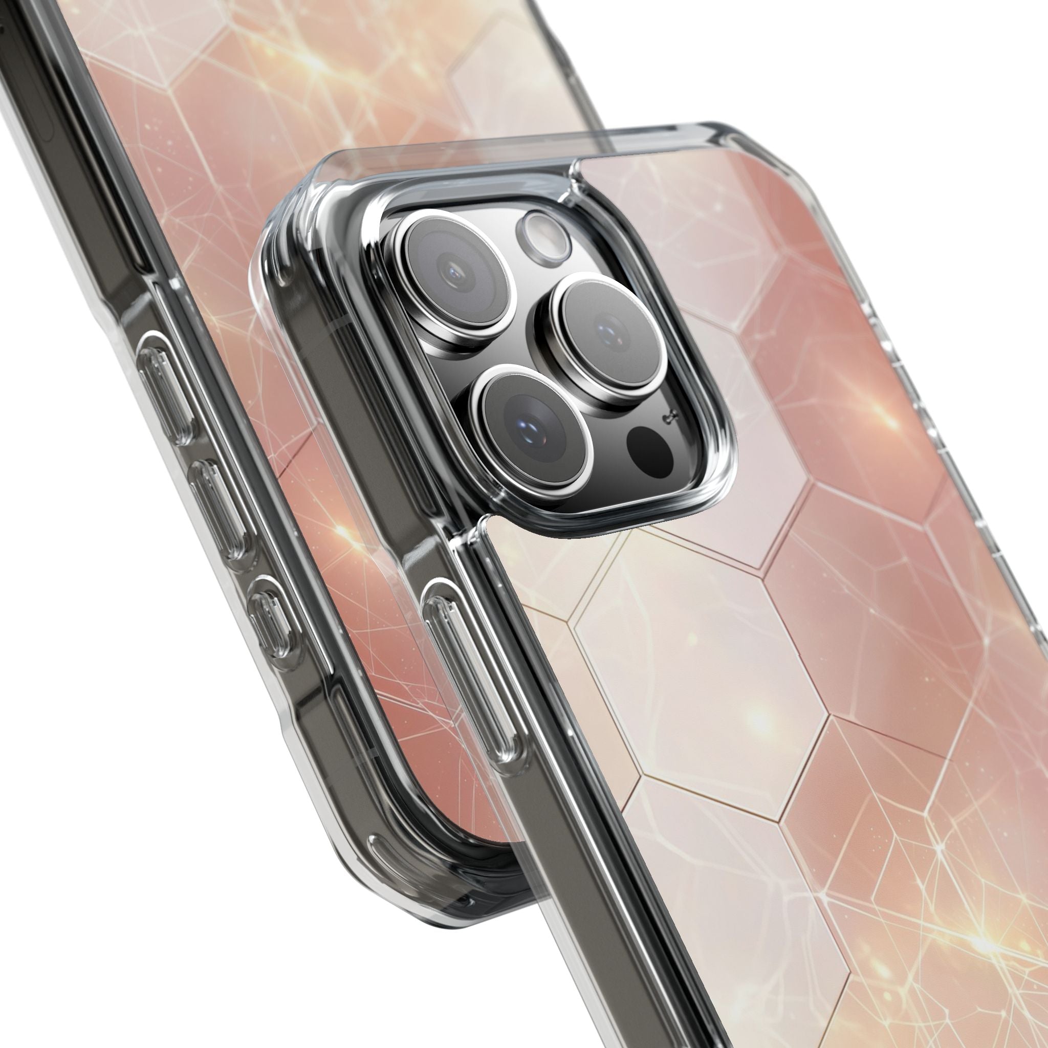 Honeycomb Glow iPhone 16 Pro Max Cover - Impact