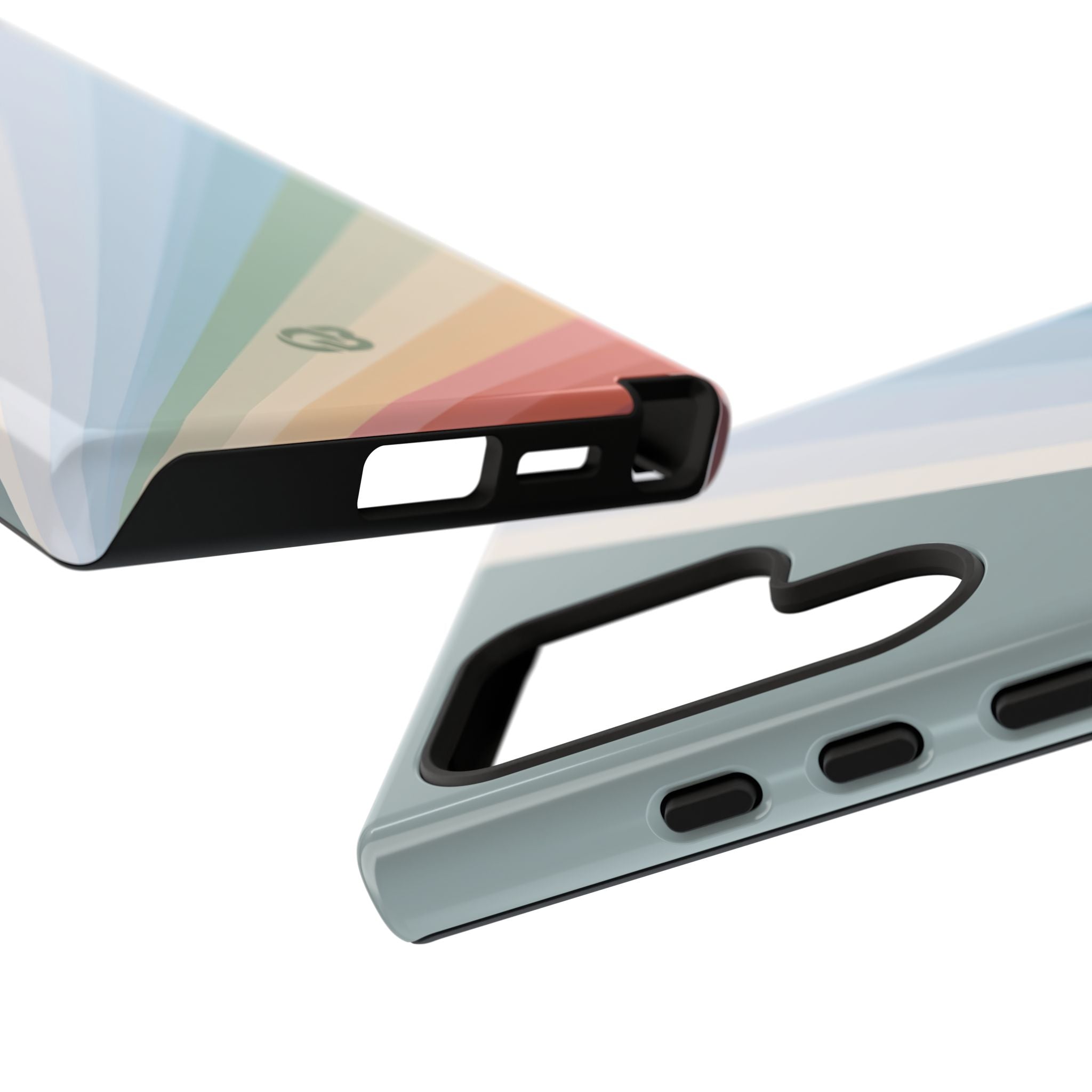 Green Tough Phone Case for Samsung - Sage Prism Beam