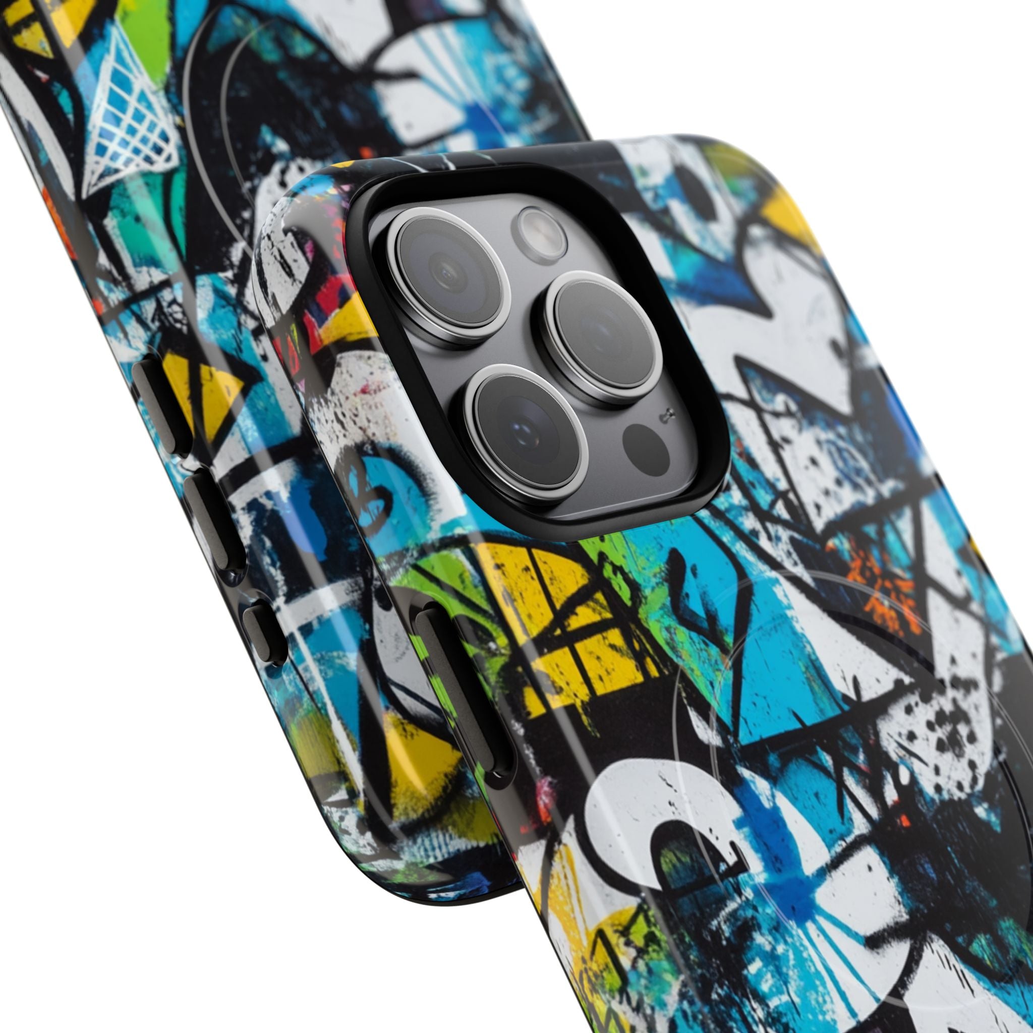 Weißes Ripple Drift iPhone 15 Pro Max Case - Tough+