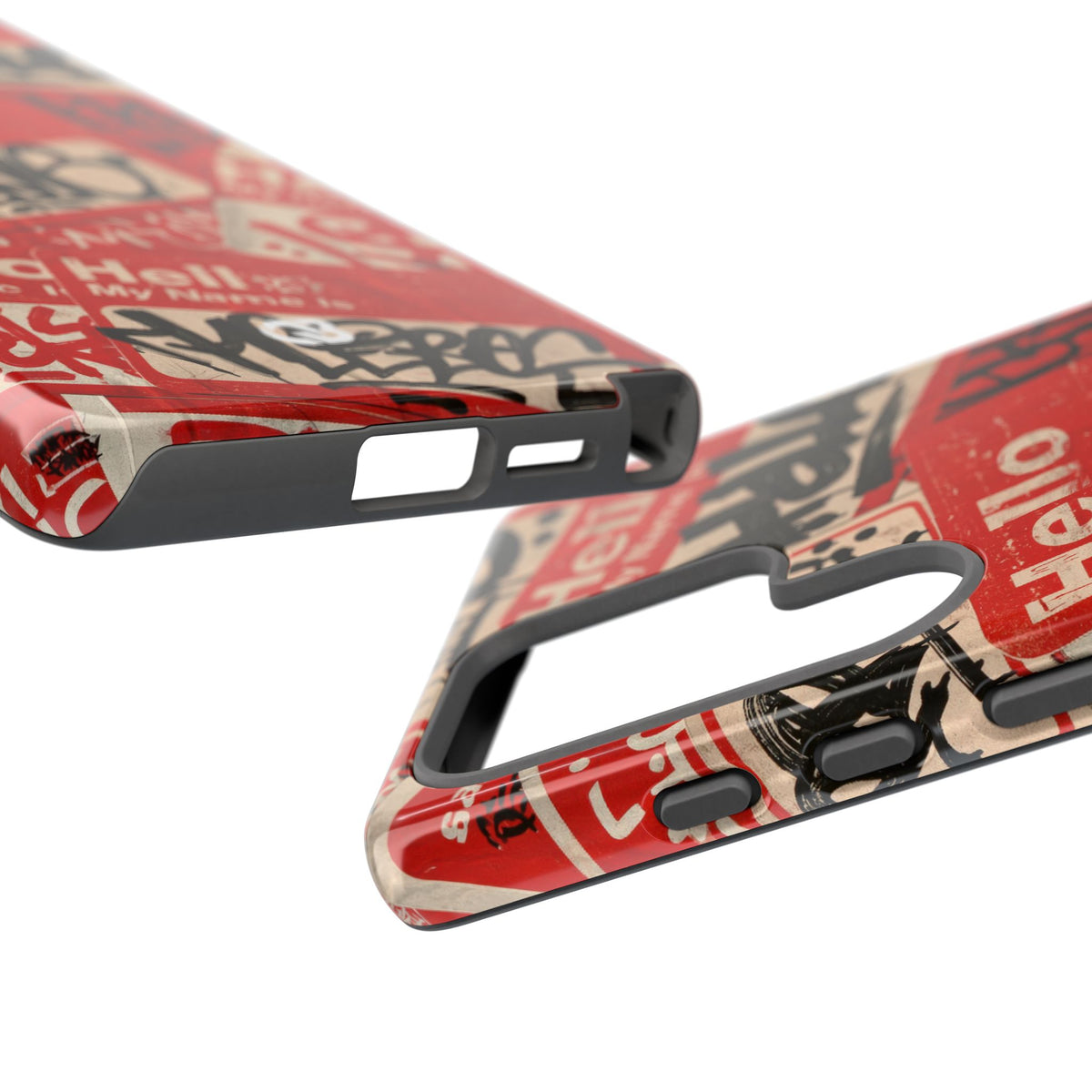 Slap Tag Collage · Tough Phone Case for Samsung · Red