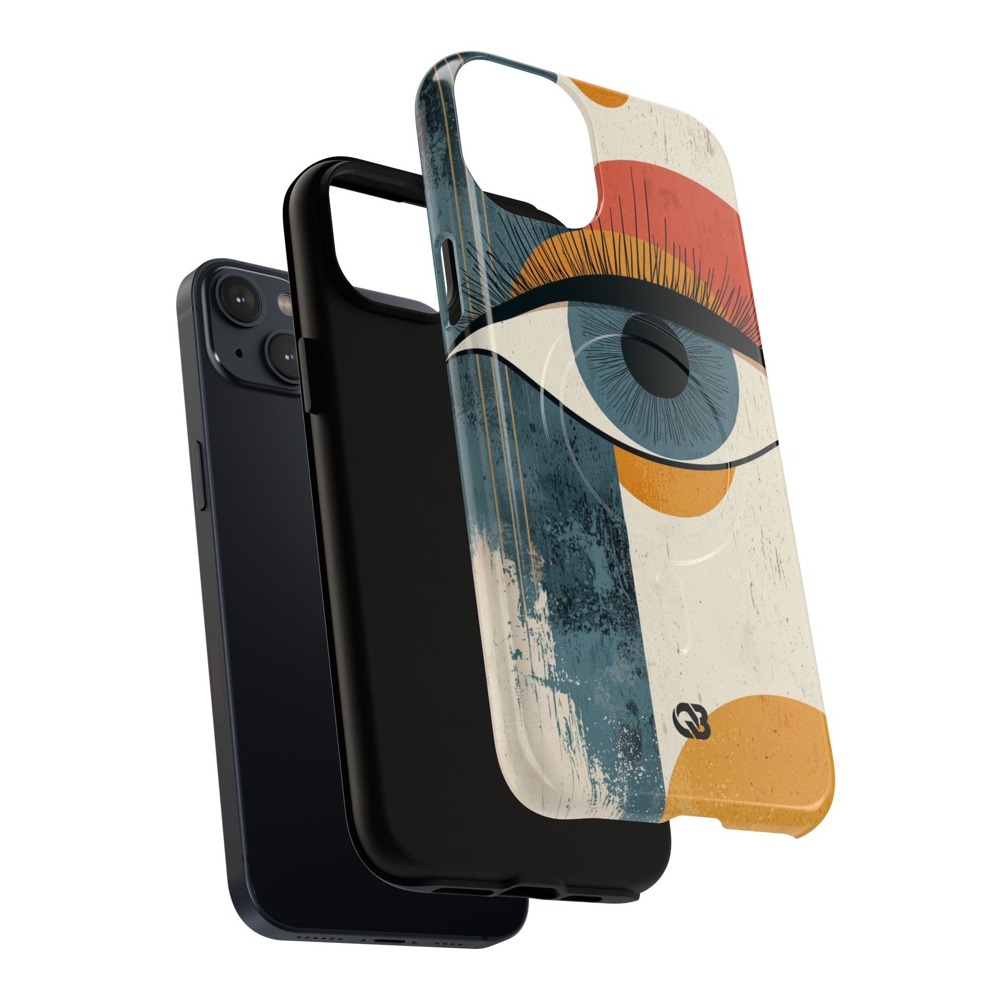 Distressed Azure Ocular · Tough+ Phone Case for iPhone · Magsafe