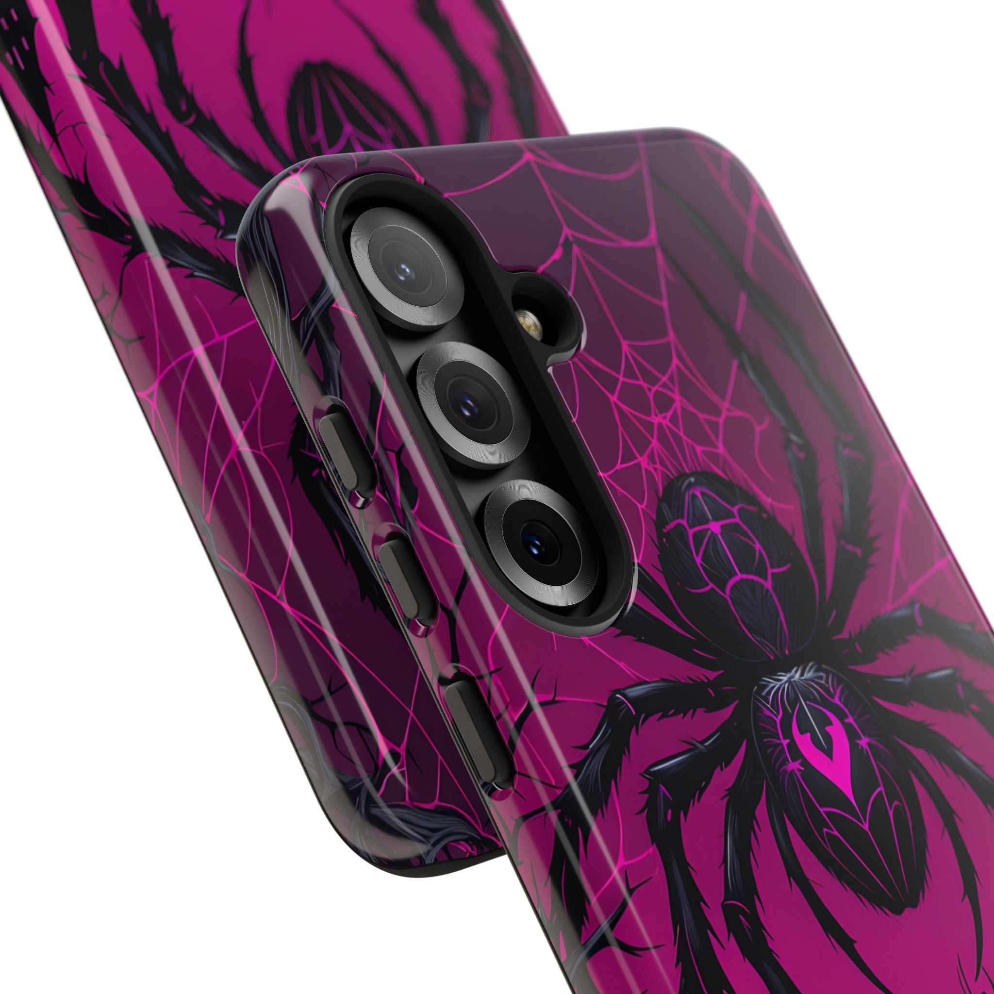 Obsidian Neon Widow · Tough Handyhülle für Samsung