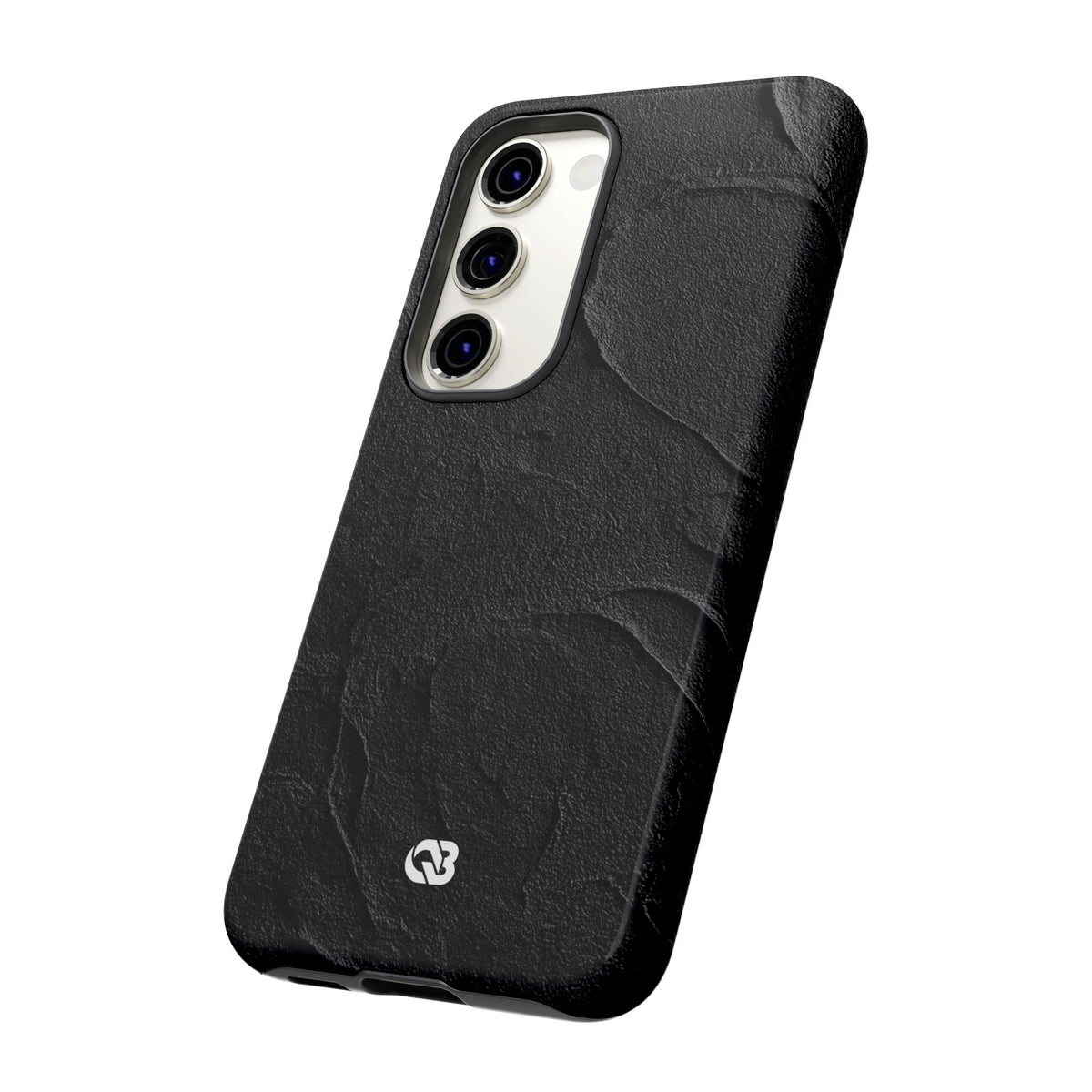Obsidian Stucco Relief · Tough Phone Case for Samsung · Black