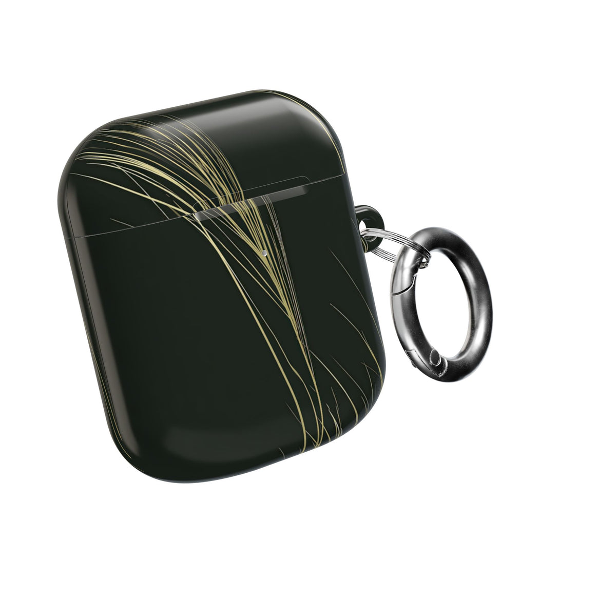 Golden Whispering Reeds · Hard Case for AirPods & AirPods Pro · Green