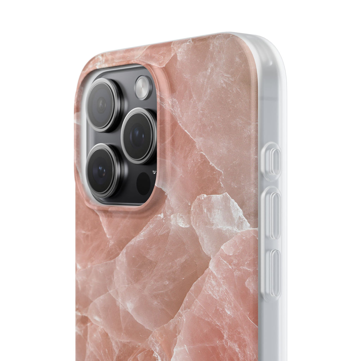 Rose Quartz Facet · Lite Phone Case for iPhone · Pink