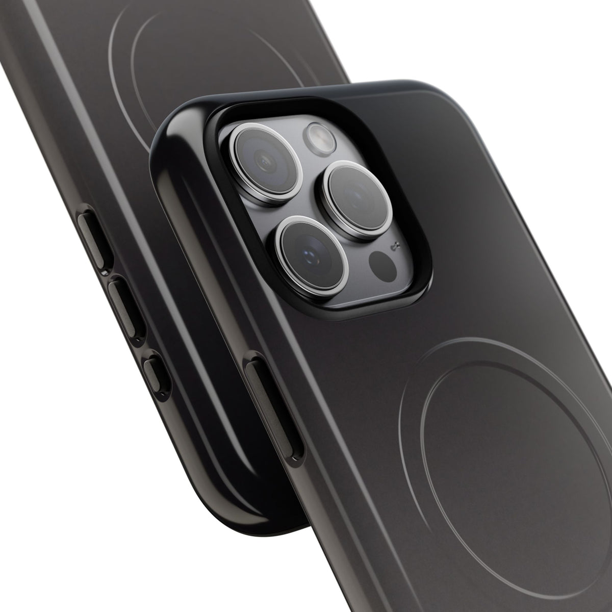 Grey Tough 2.0 Magsafe Phone Case for iPhone - Obsidian Ash Fade