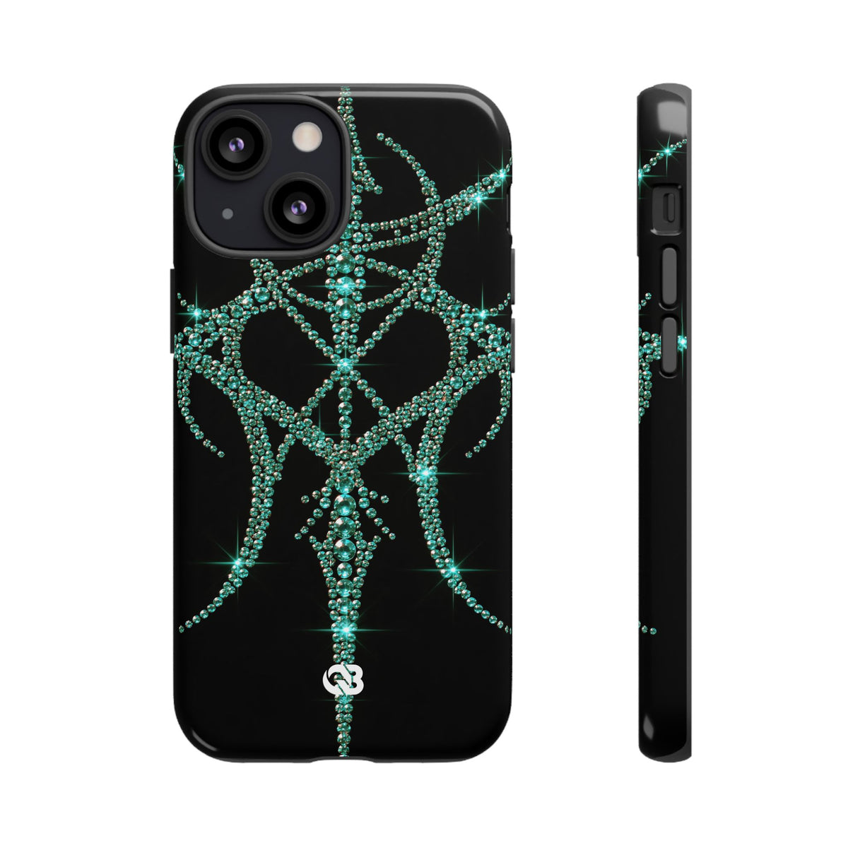Teal Cyber Sigil · Tough Phone Case for iPhone · Teal