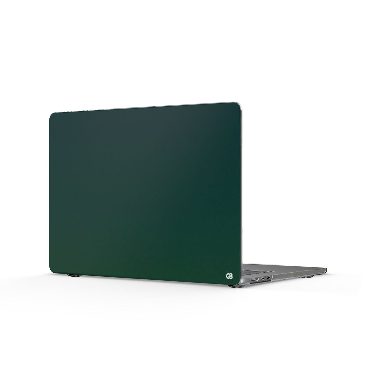 Deep Forest Nocturne · Clear Hard Case for MacBook · Green