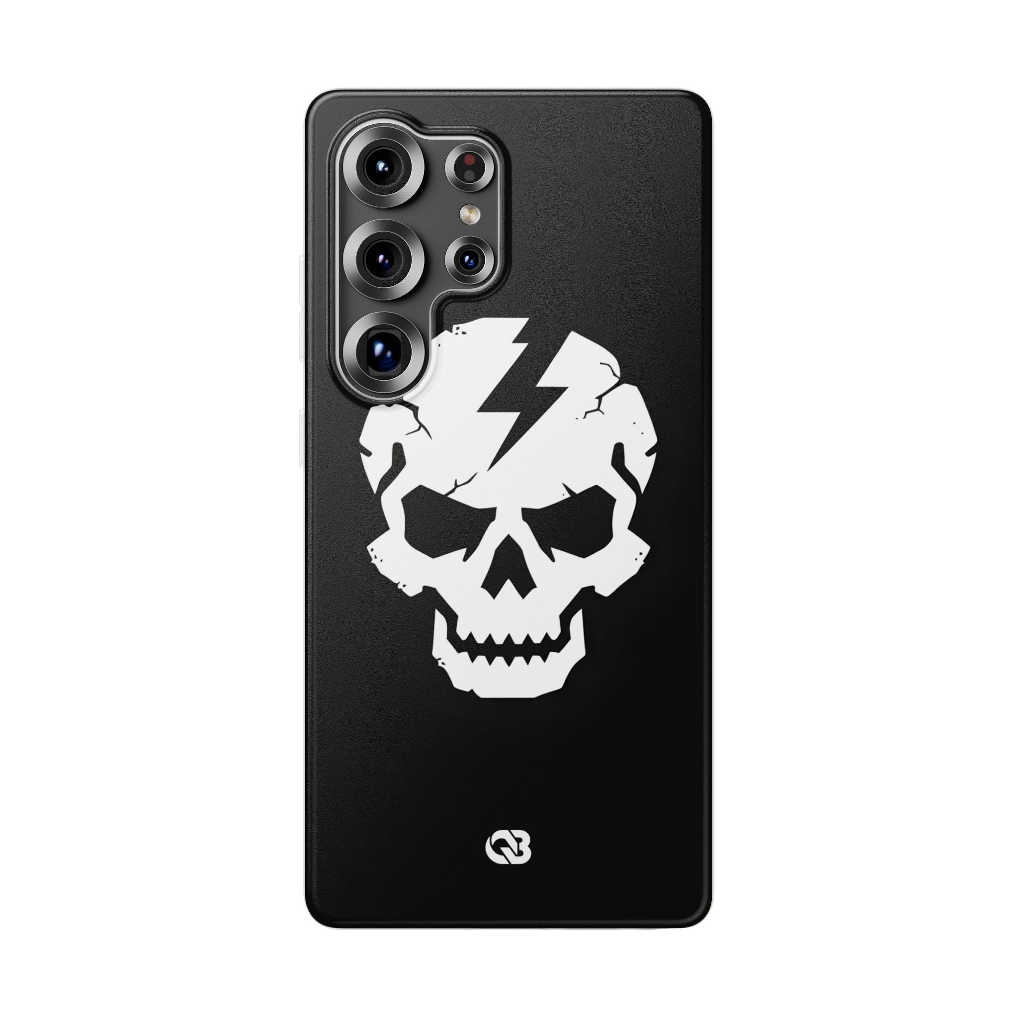 Shattered Bolt Skull · Soft Phone Case for Samsung