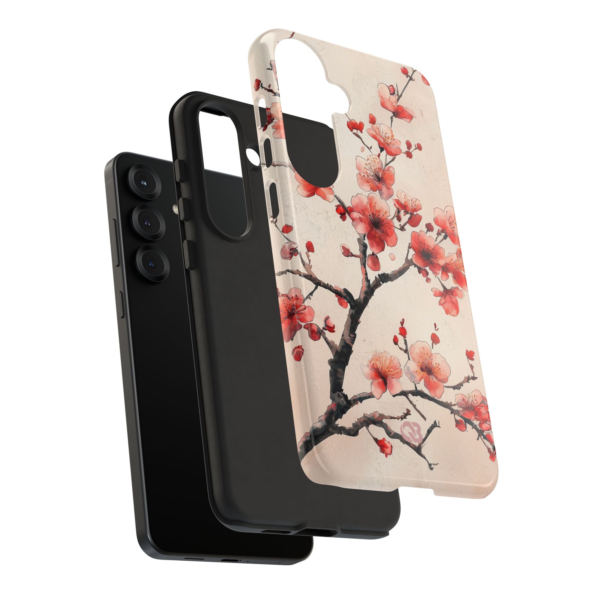 Crimson Silk Flora · Tough Phone Case for Samsung