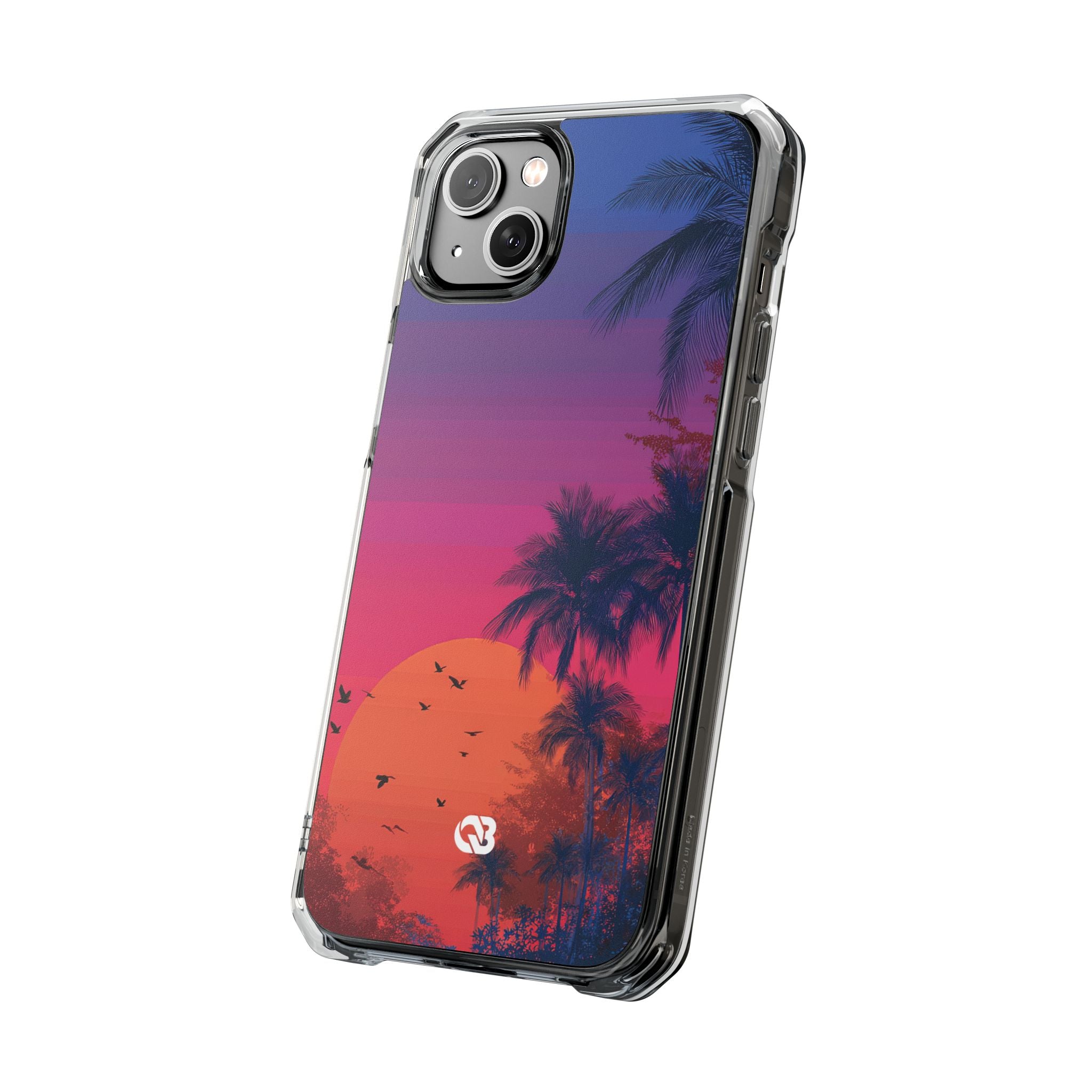 Neon Horizon Palms · Impact Phone Case for iPhone · Magsafe