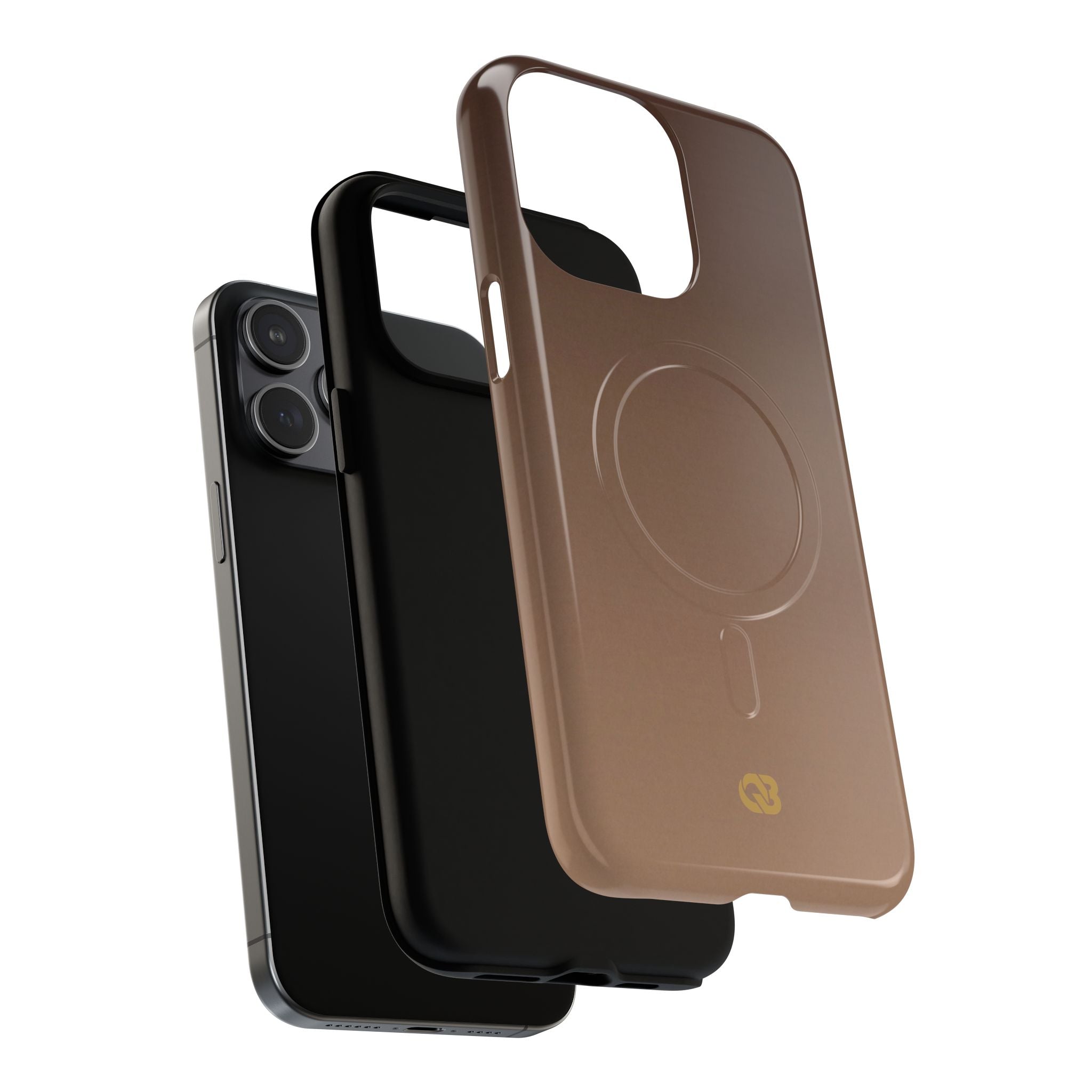 Brown Tough 2.0 Magsafe Phone Case for iPhone - Smoked Caramel Fade