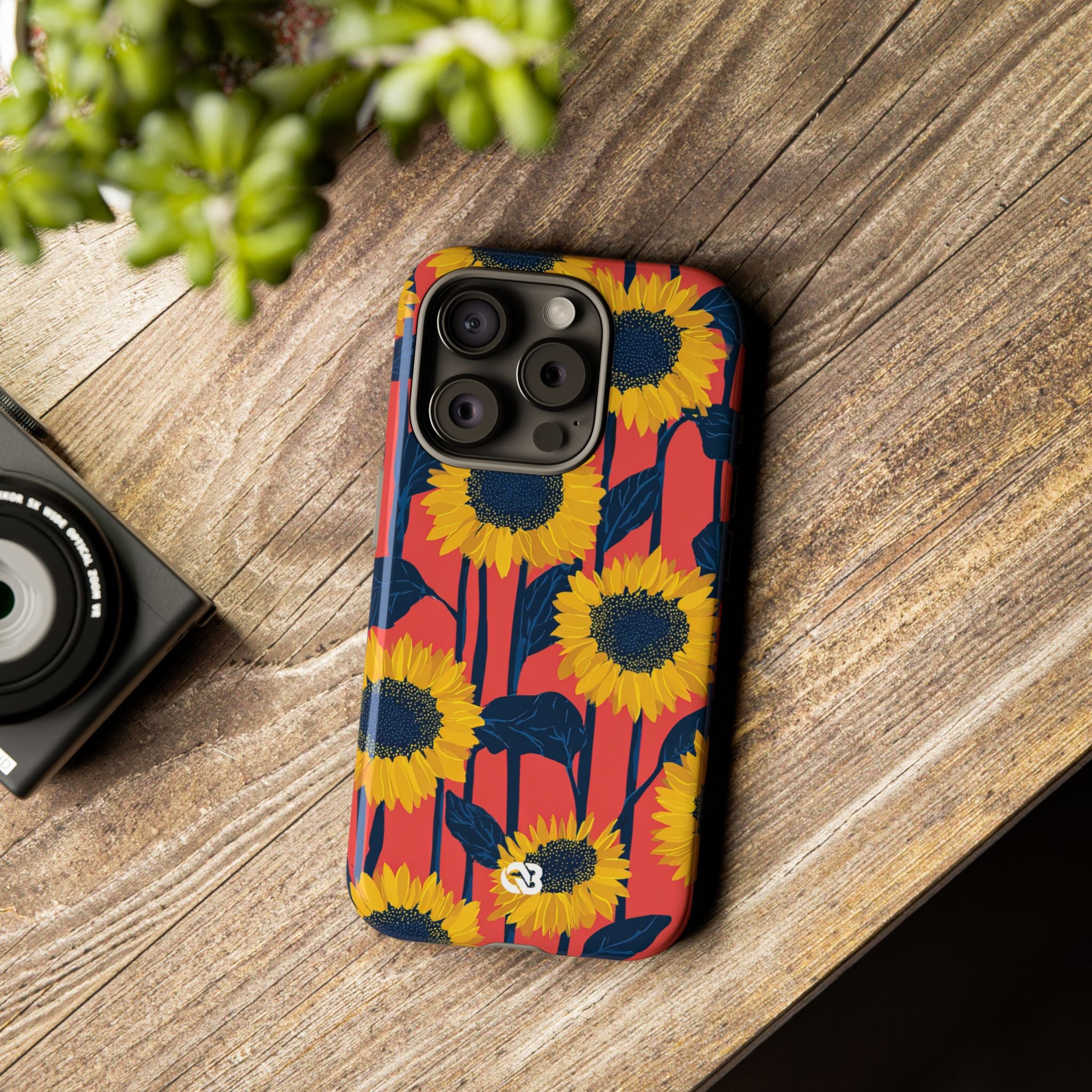Solar Navy Bloom · Tough Phone Case for iPhone