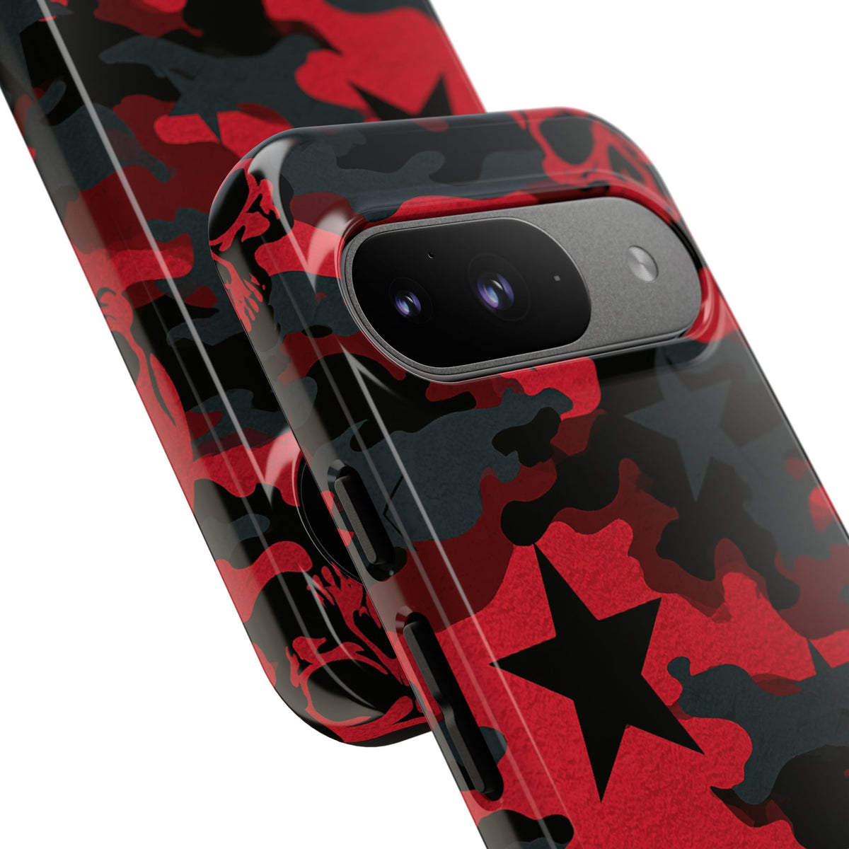 Crimson Skull Camo · Tough Phone Case for Pixel · Red