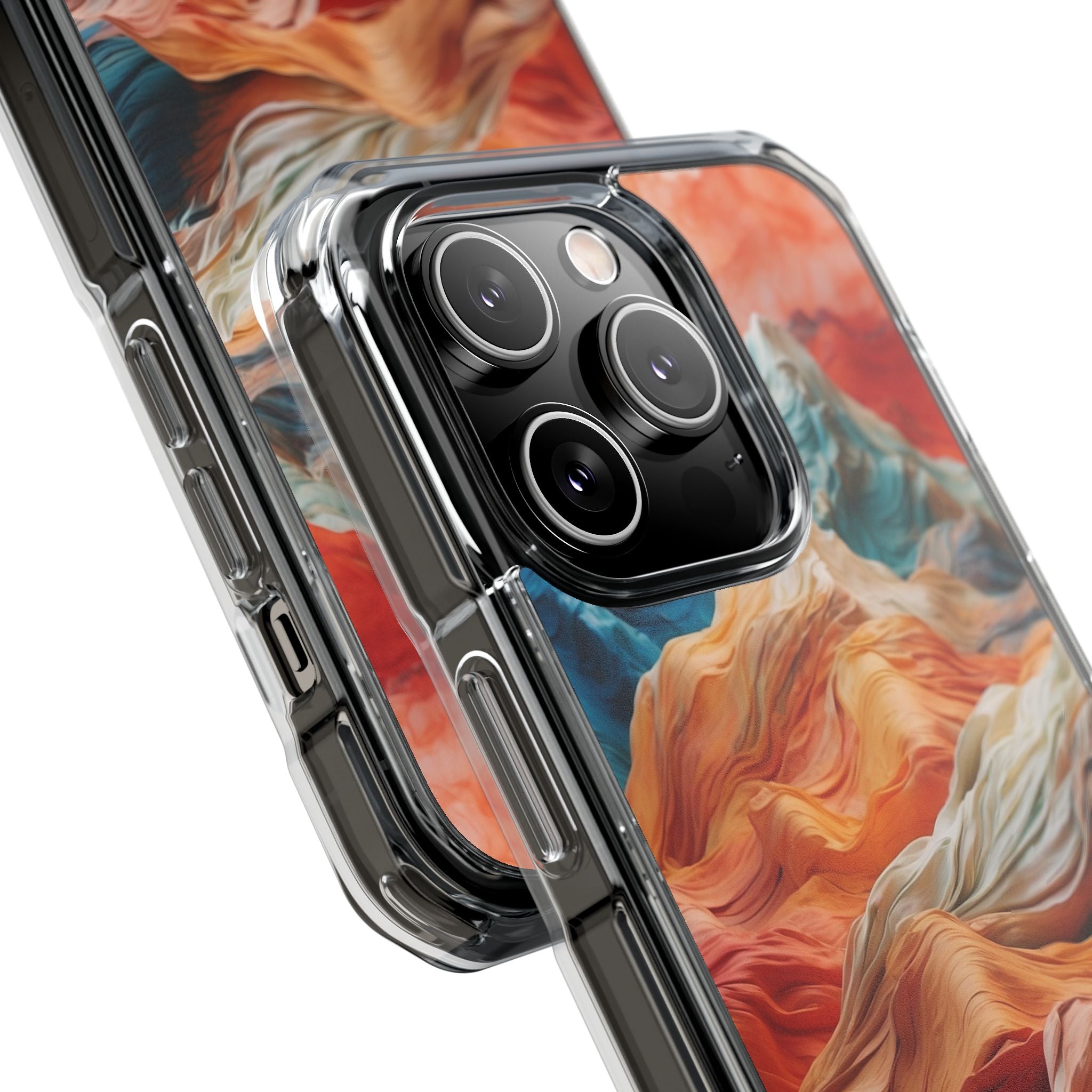 Fabric Peaks Cream iPhone 14 Pro Case - Impact