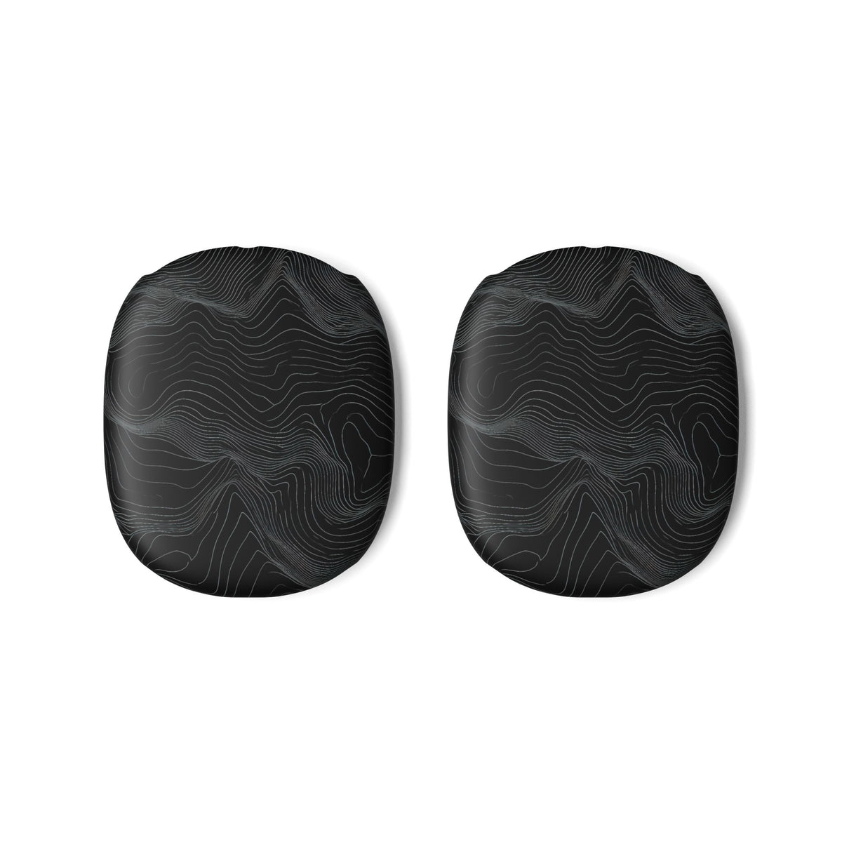 Obsidian Contour Elevation · Hard Case for AirPods Max · Black