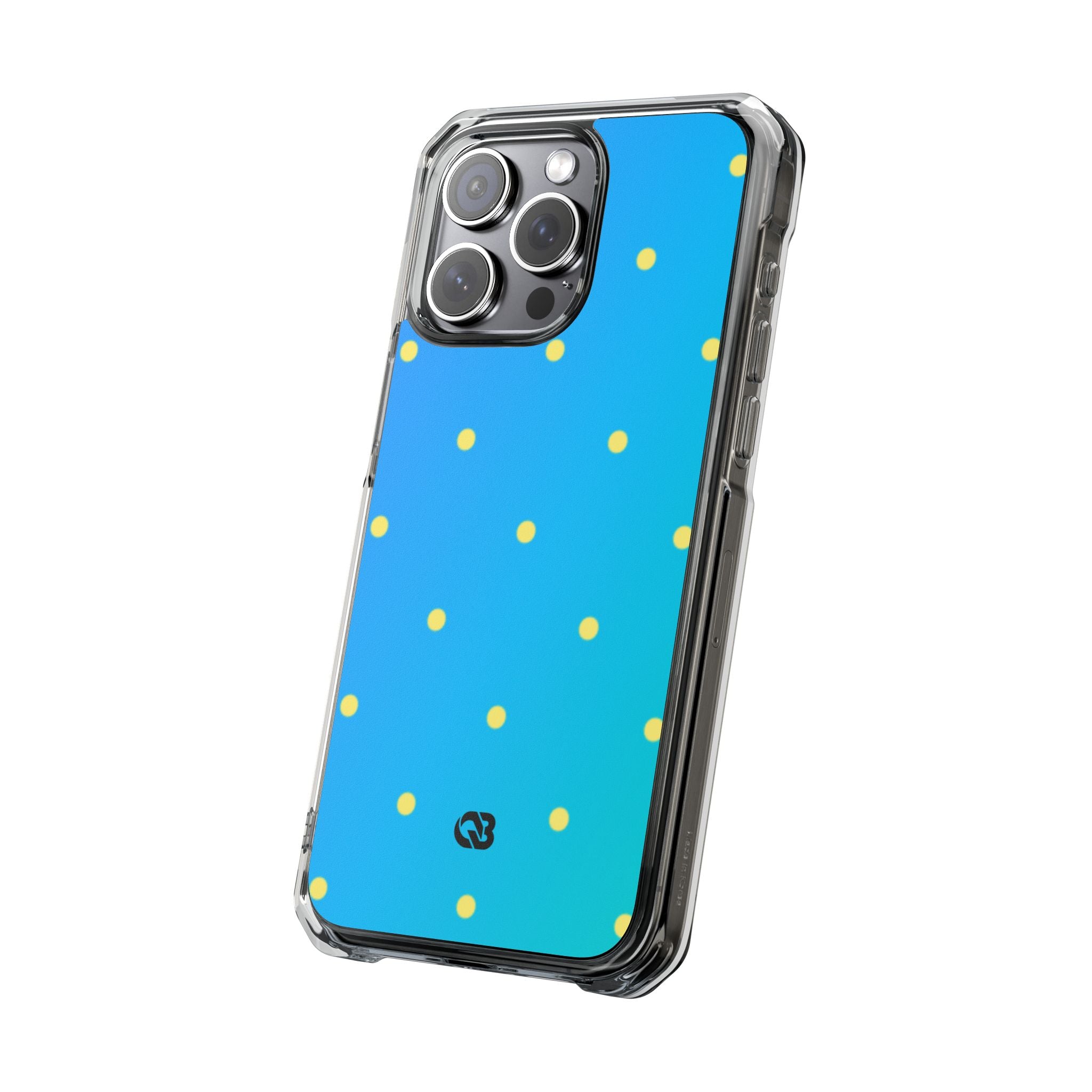 Cyan Sun Dots · Impact Θήκη για iPhone · Magsafe
