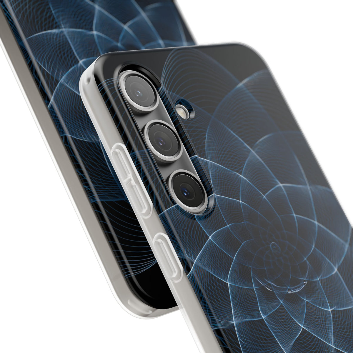 Blue Lite Phone Case for Samsung - Cobalt Geometric Bloom
