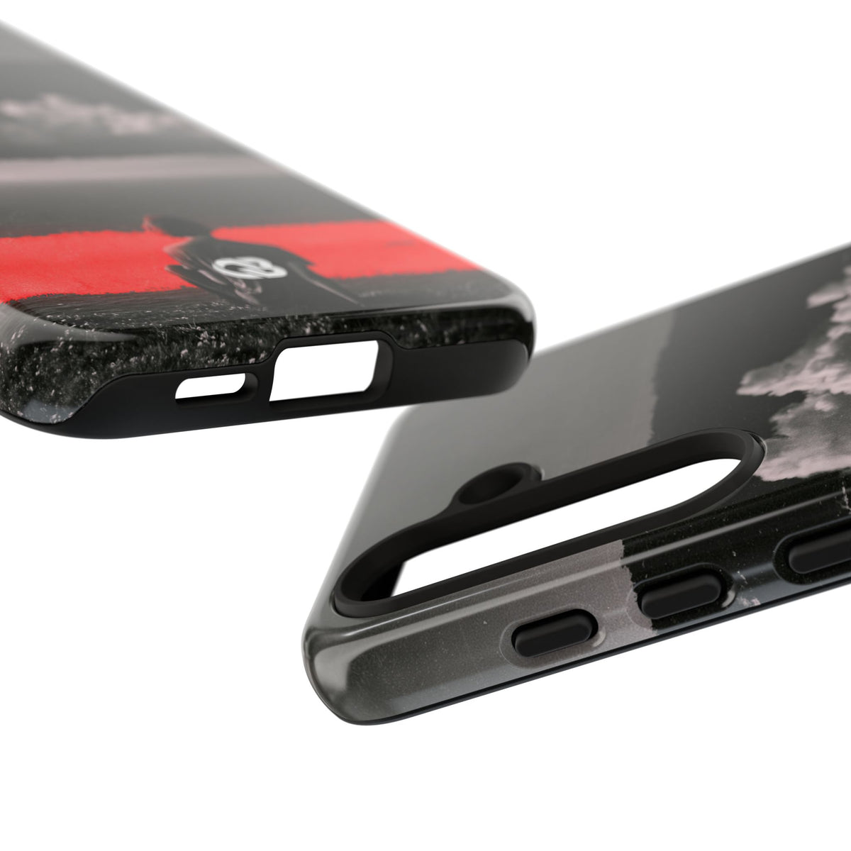 Crimson Horizon · Tough Phone Case for Samsung · Black