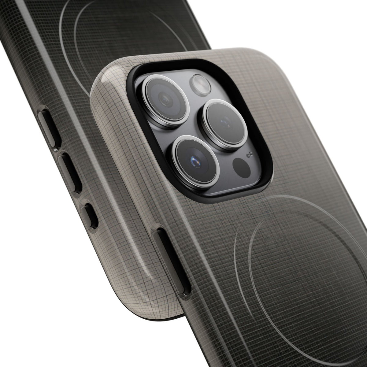 Grey Tough 2.0 Magsafe Phone Case for iPhone - Faded Sand Mesh