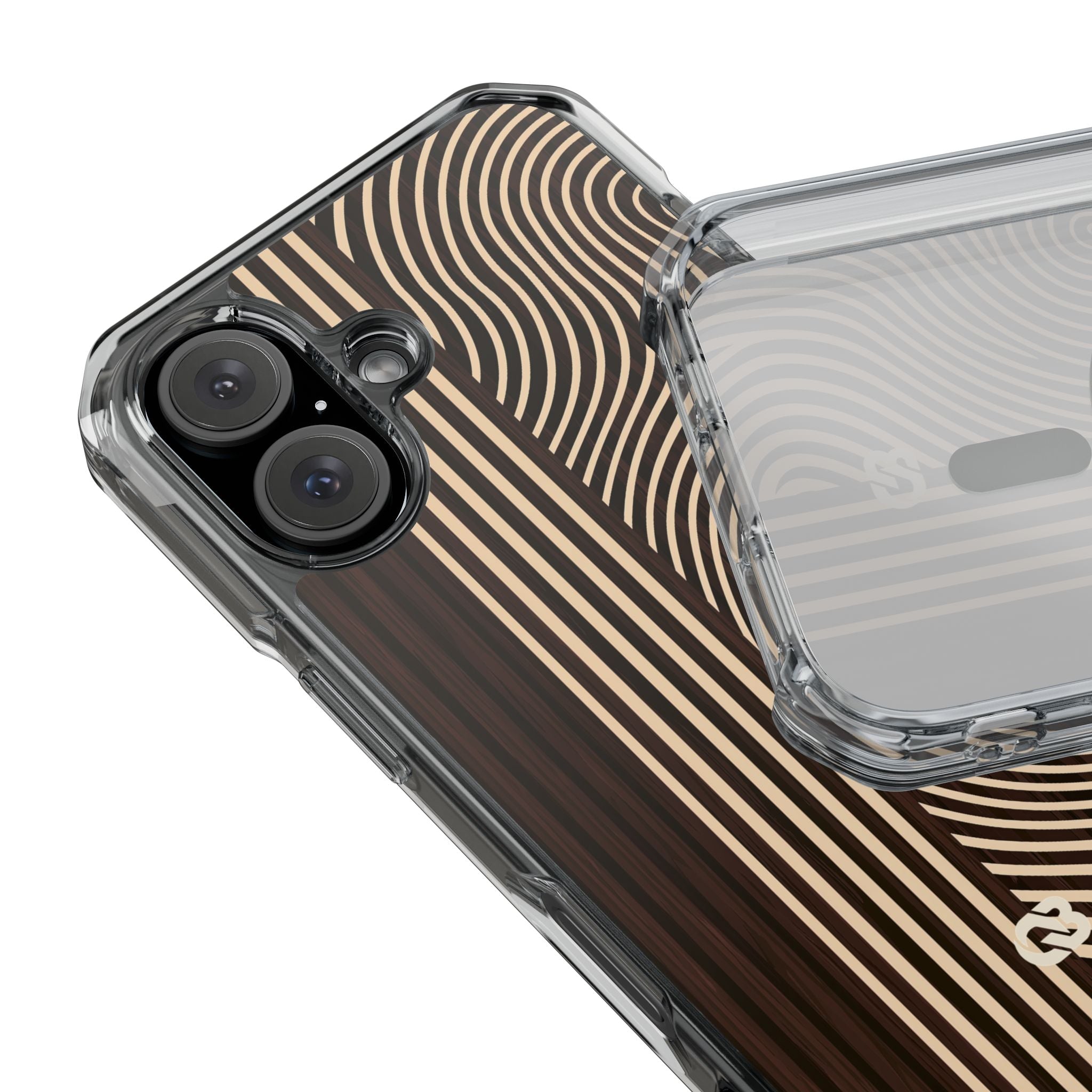 Brown Impact MagSafe Phone Case for iPhone - Espresso Sand Ridge