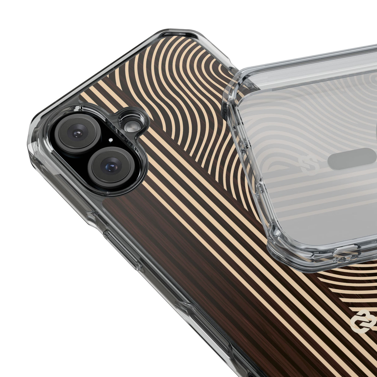 Timber Horizon · Clear Impact Magnetic Phone Case for iPhone · Brown