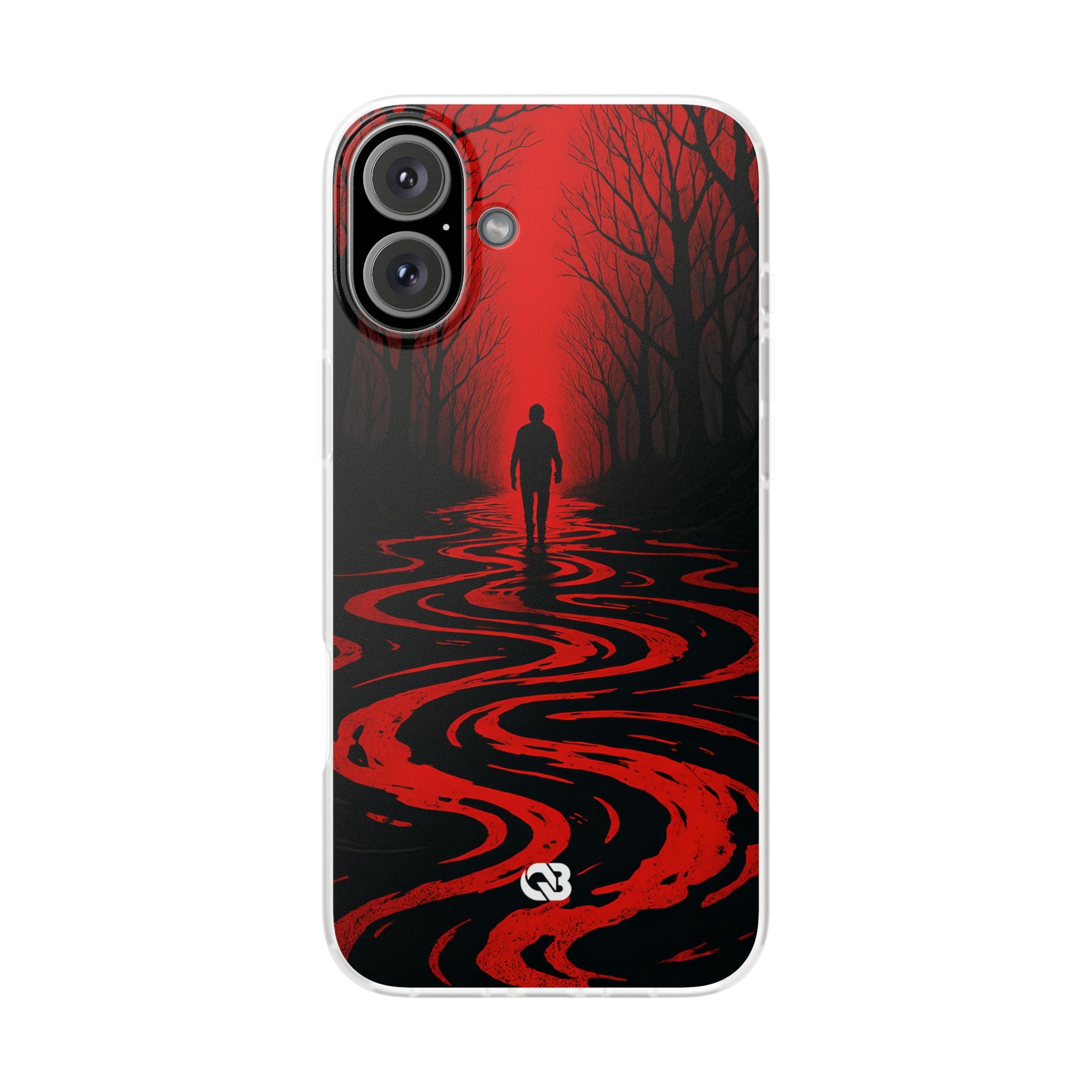 Crimson Shadow Path · Soft Phone Case for iPhone