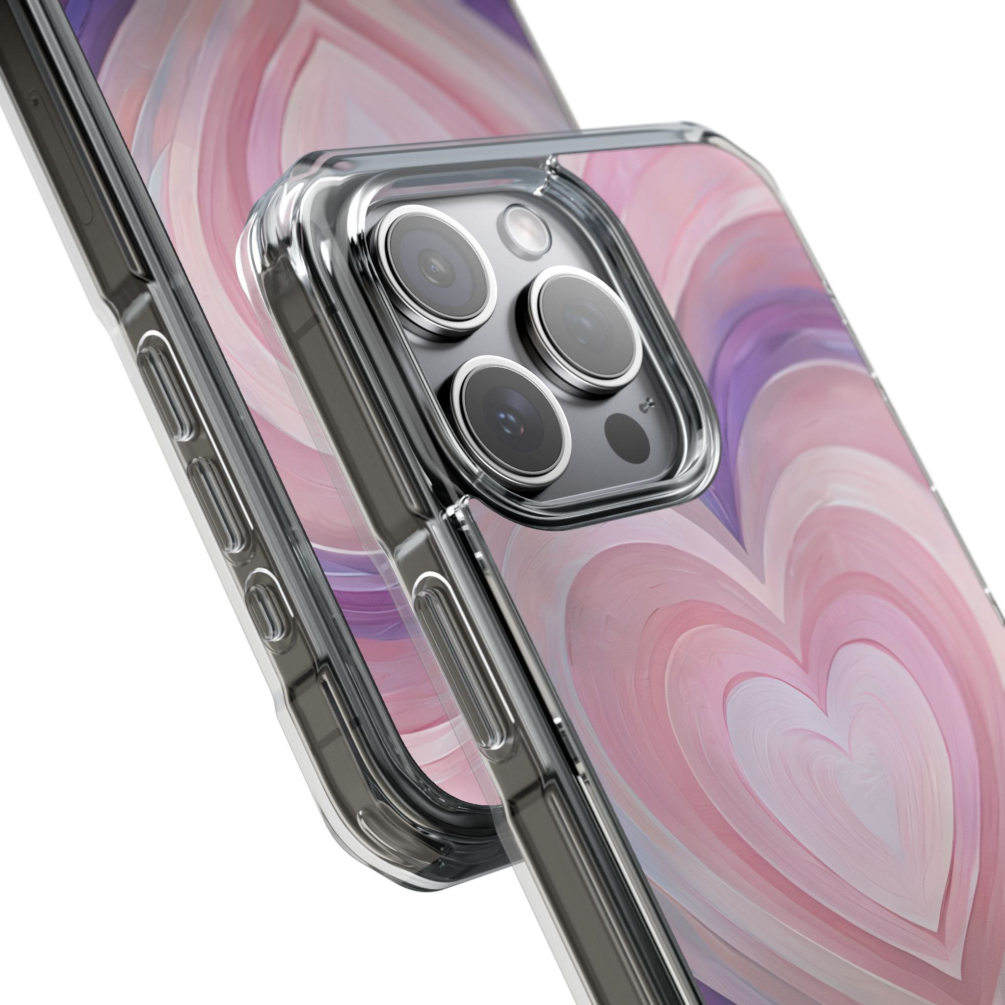 Lavender Pulse Hearts · Impact Magsafe