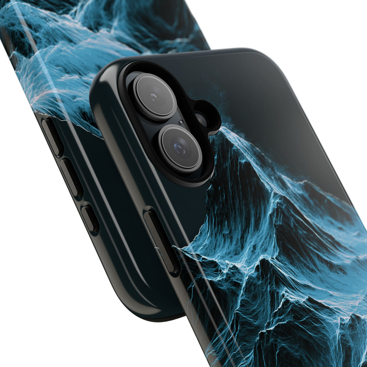 Nordic Frost Peak · Tough Phone Case for iPhone · Blue