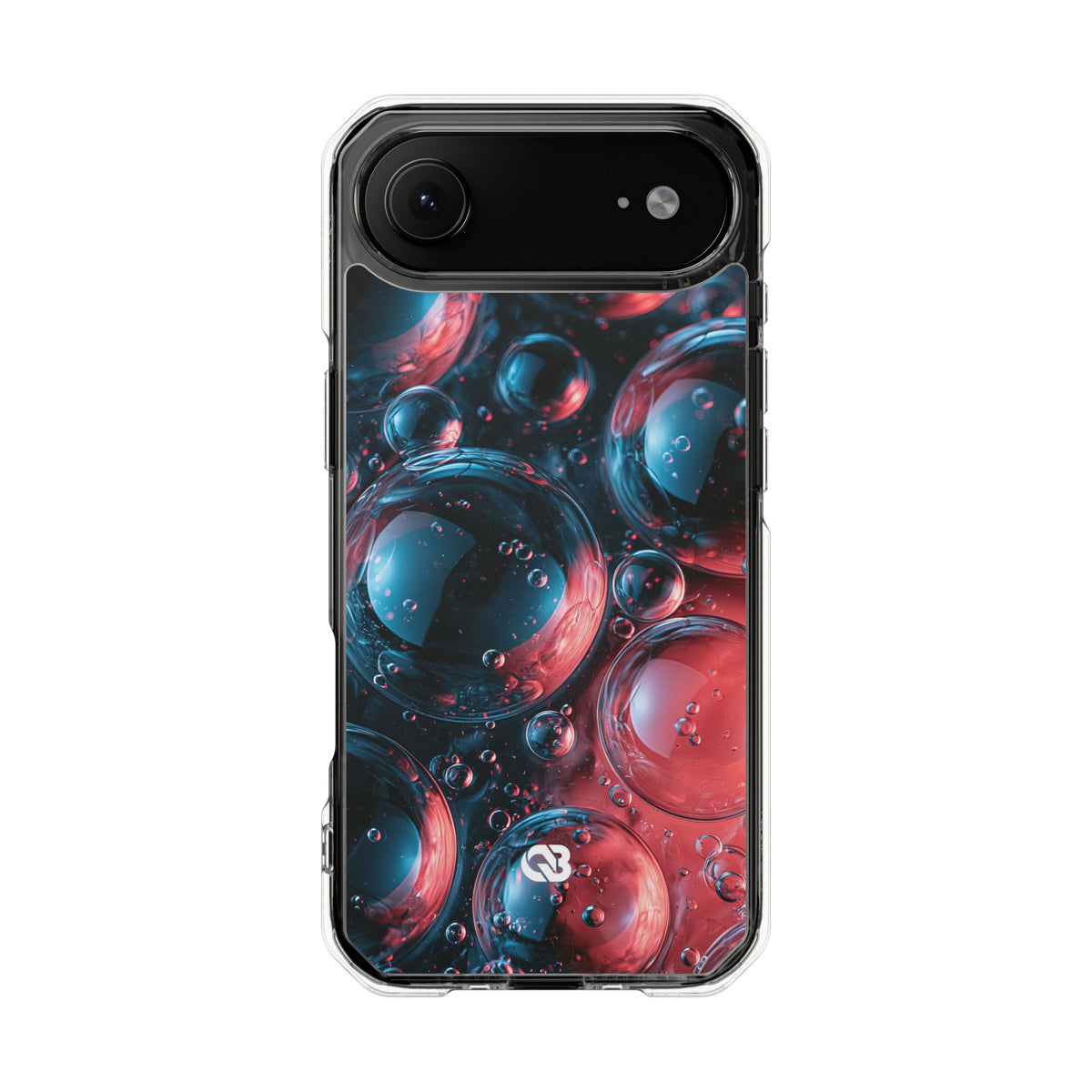 Aqua Gel Spheres · Clear Impact Magnetic Phone Case for iPhone · Blue