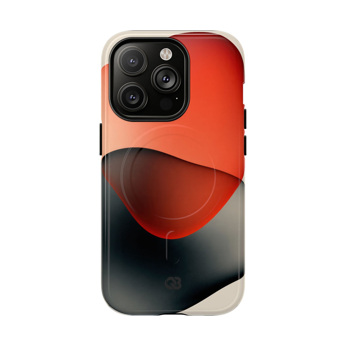Translucent Crimson Form · Tough 2.0 Magnetic Phone Case for iPhone · Red