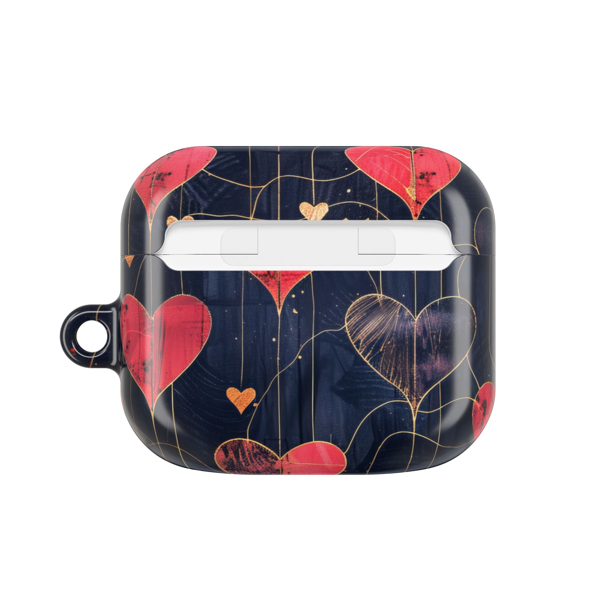 Textured Heart Grid - AirPods Case