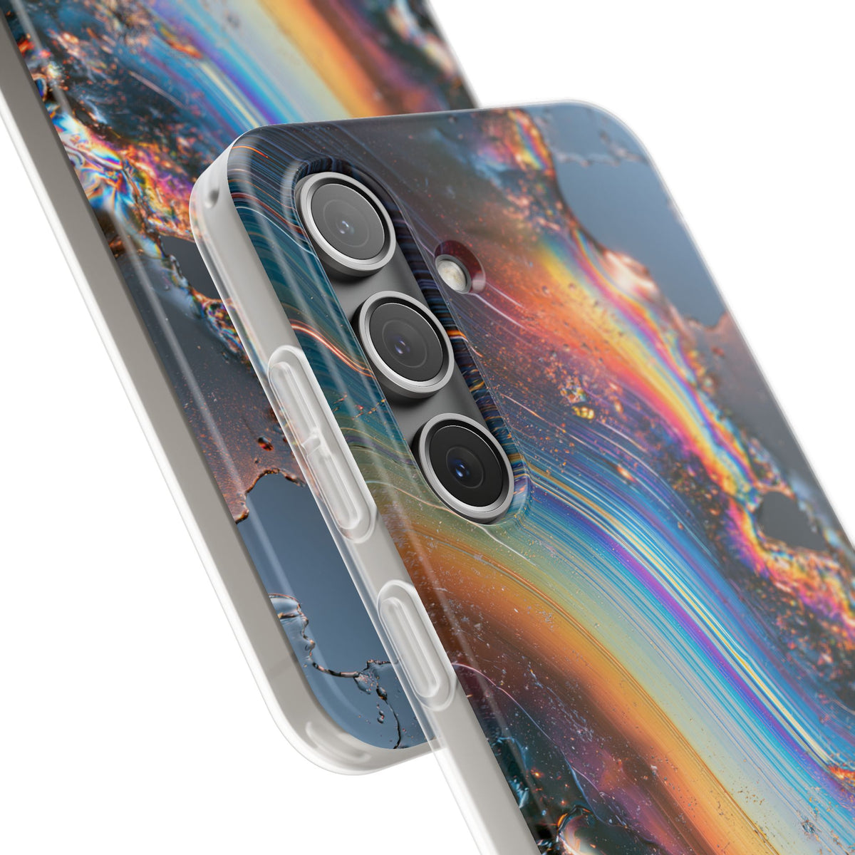 Prismatic Aura Flow · Lite Phone Case for Samsung · Blue