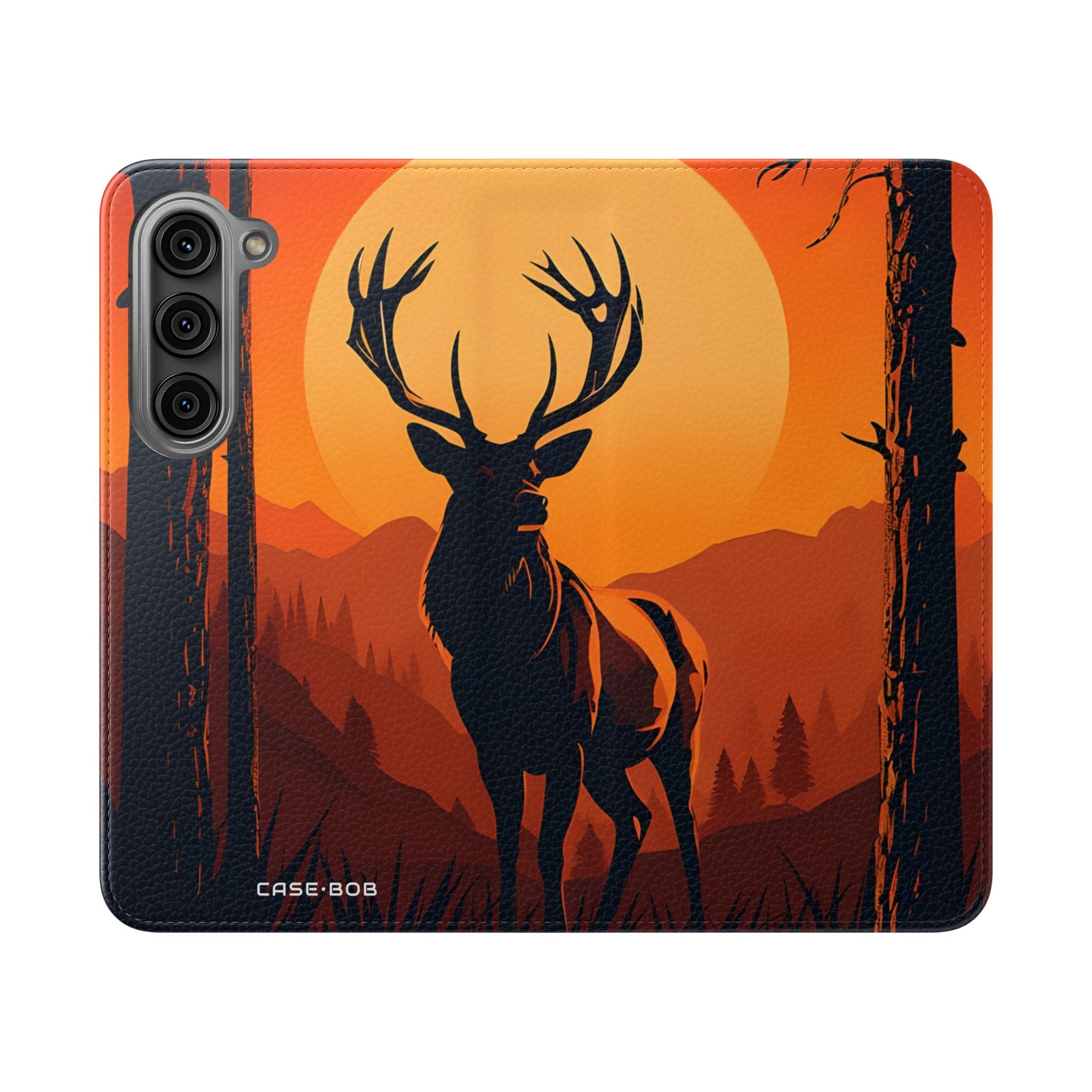 Stag Sunset - Samsung S23 - Lompakkokotelo