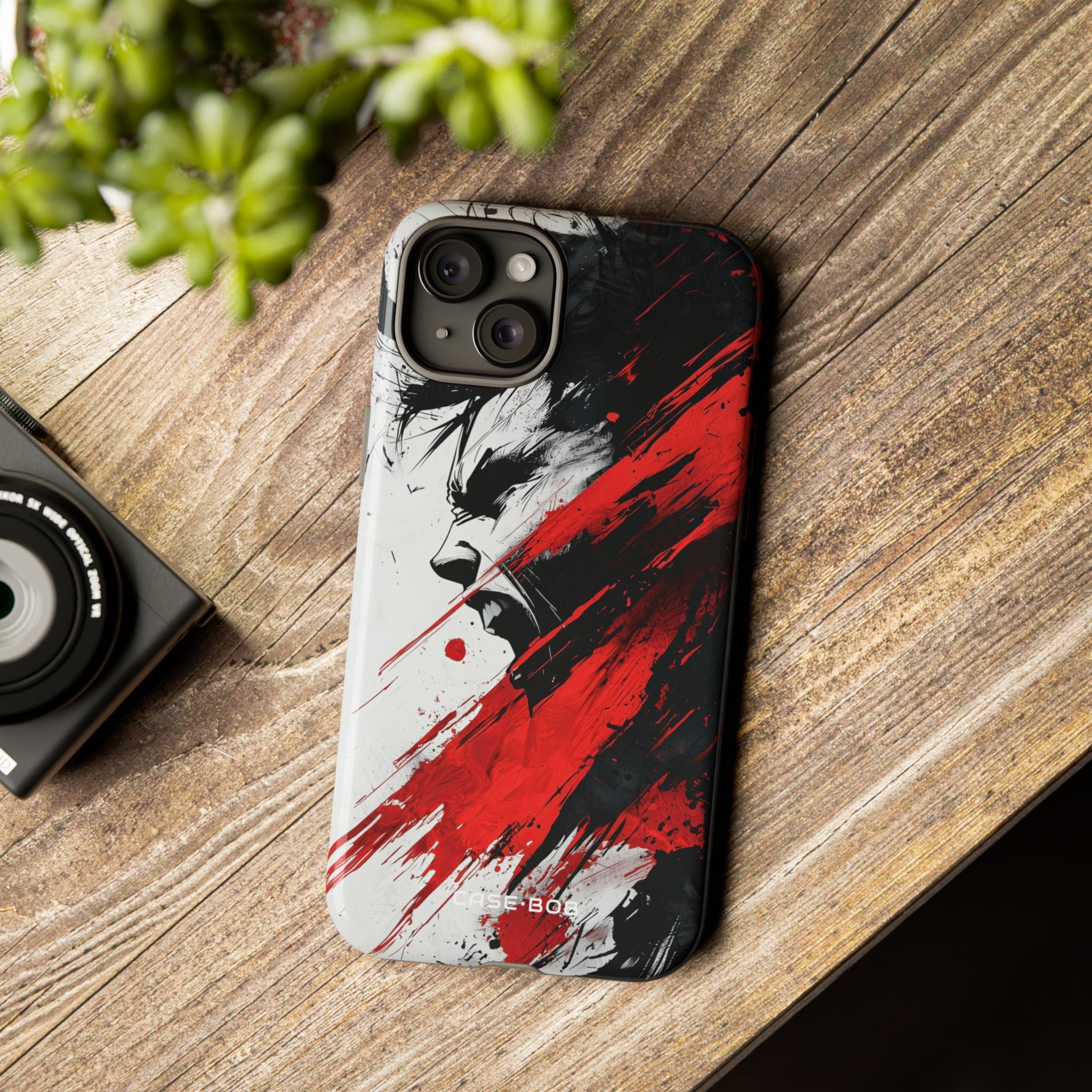 Yelling Profil Explosions iPhone 15 Plus Case - Tough