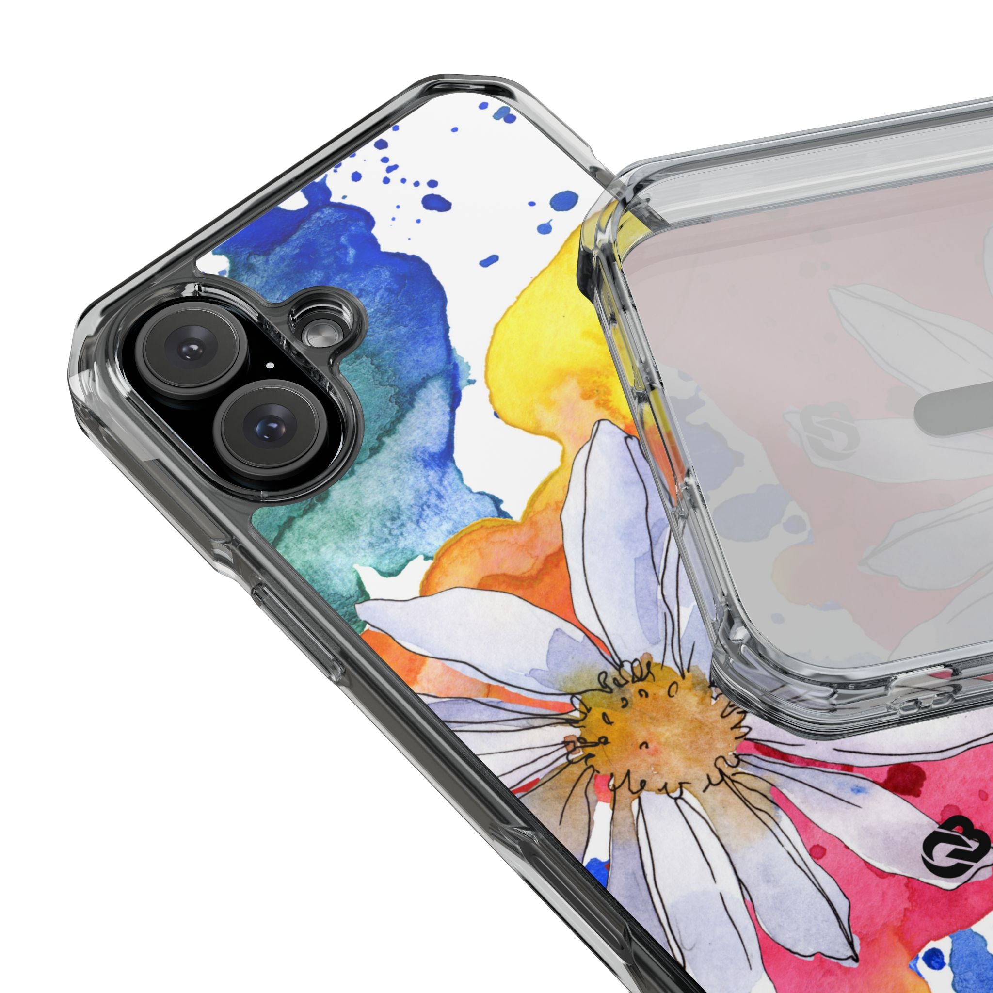Vivid Bloom Splatter · Impact Phone Case for iPhone · Magsafe