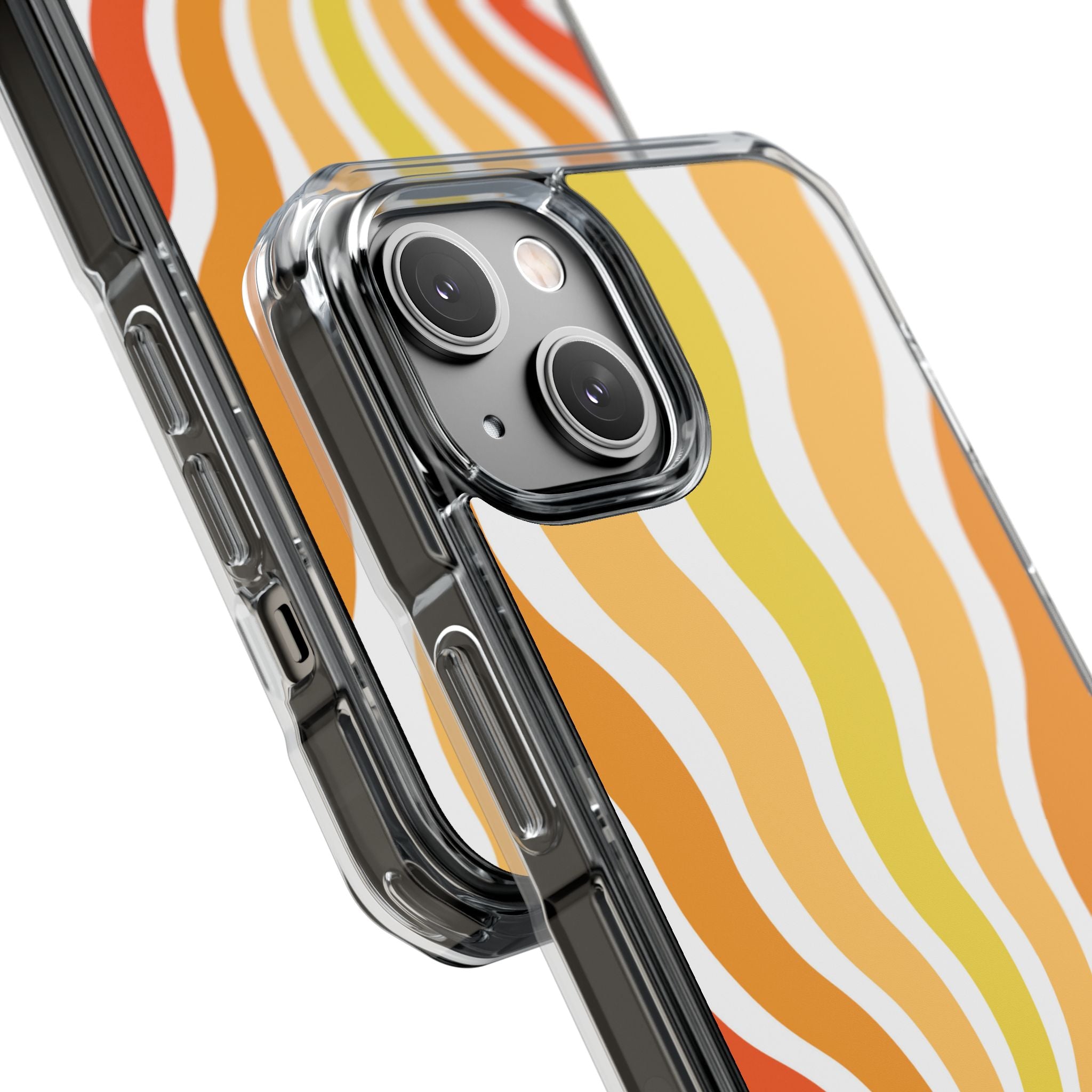 Amber Solar Waves · Impact Phone Case for iPhone · Magsafe