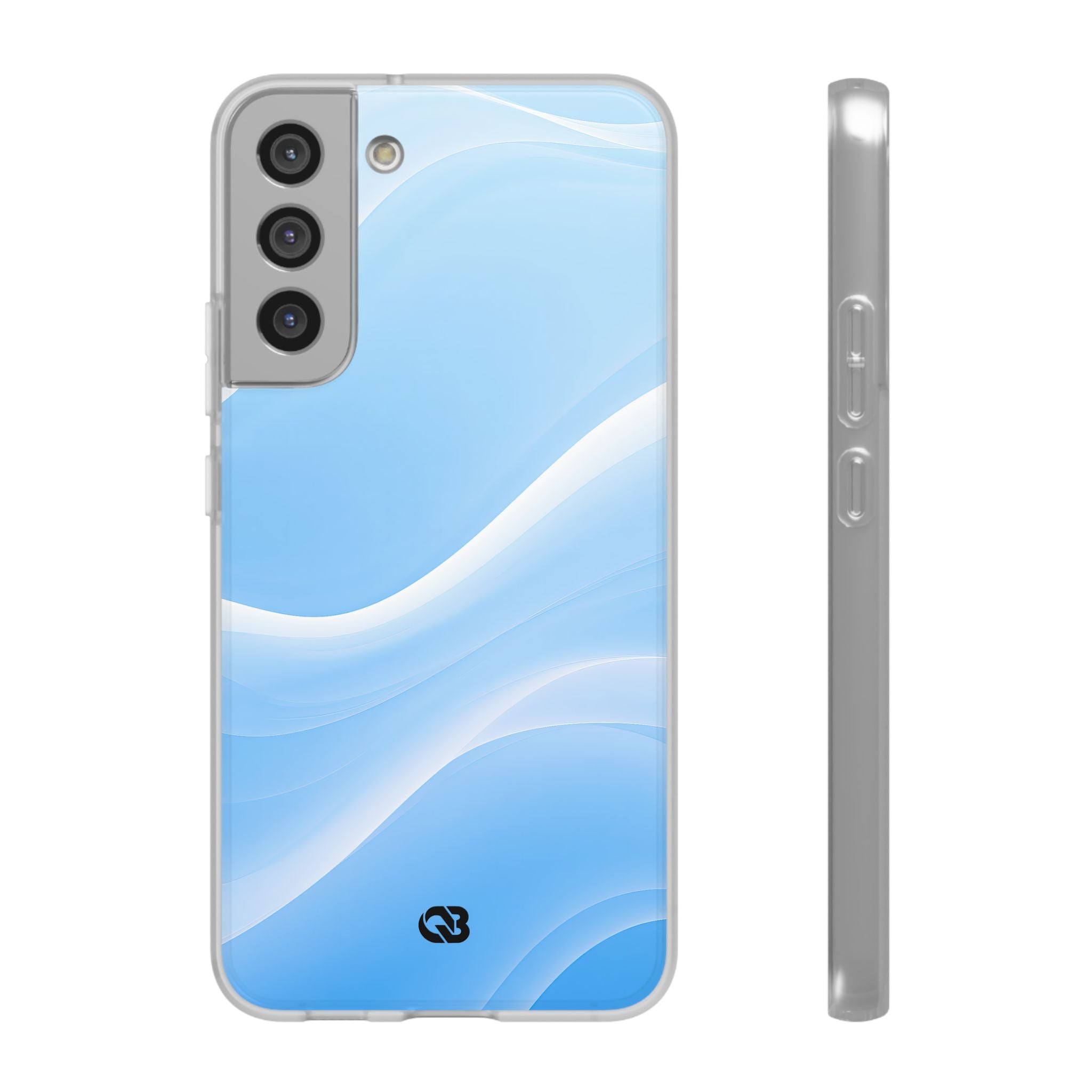 Blue Lite Phone Case for Samsung - Glacial Blue Silk