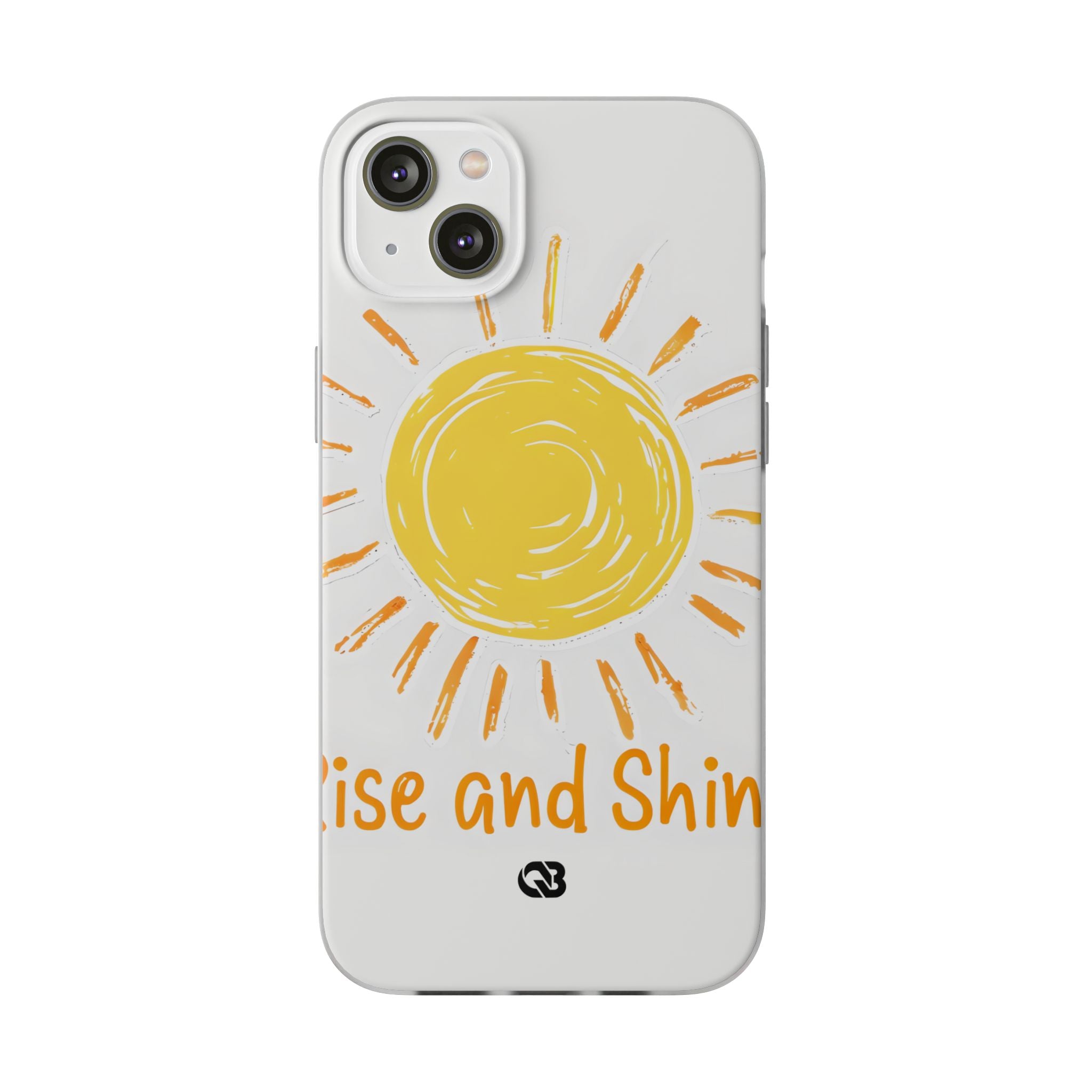 Amber Solar Glow · Soft Phone Case for iPhone