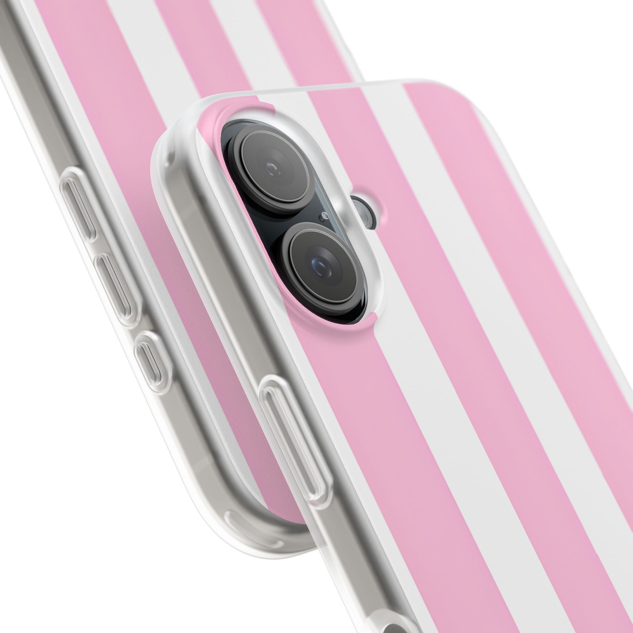 Soft Pink Stripe · Soft Phone Case for iPhone