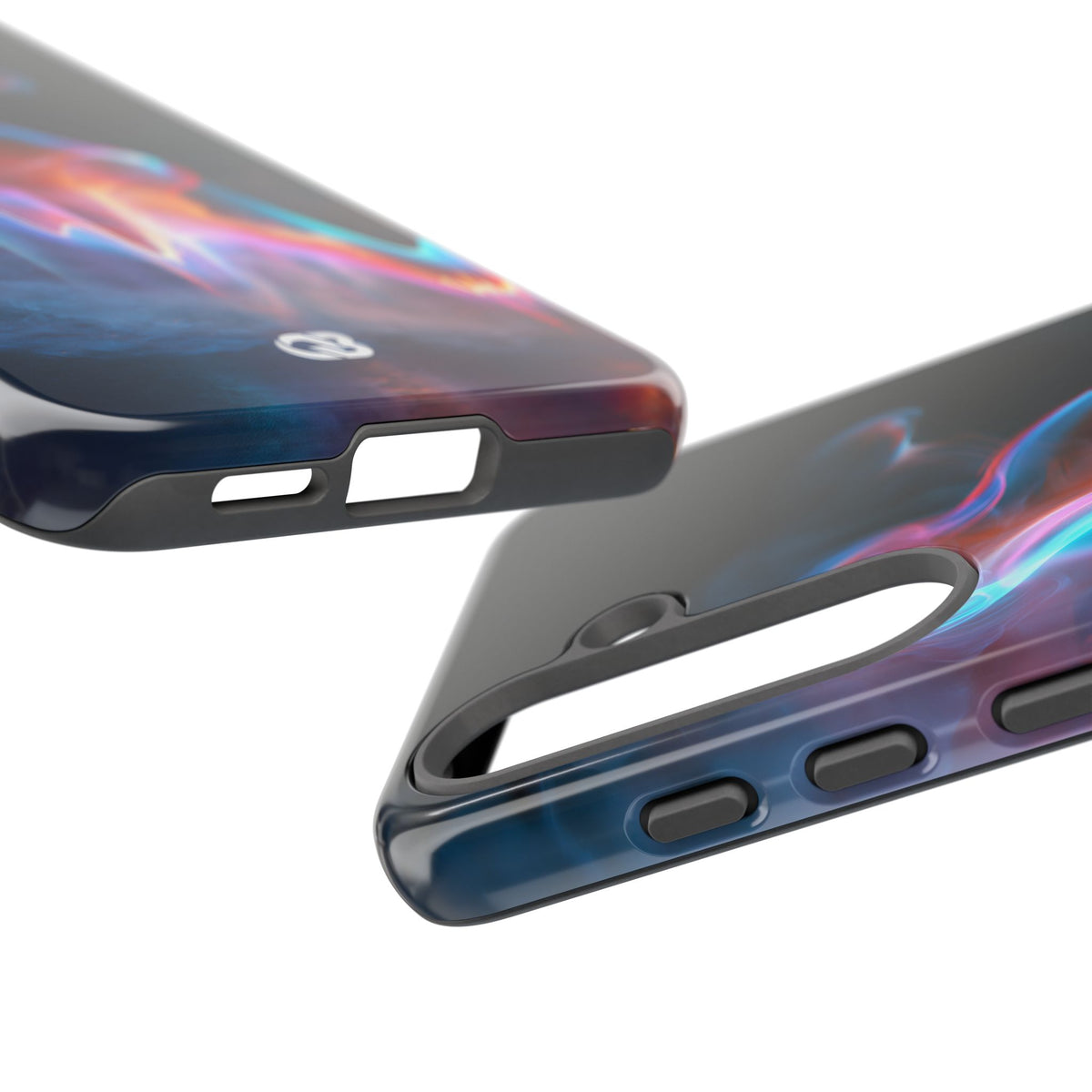 Neon Waveform · Tough Phone Case for Samsung · Black
