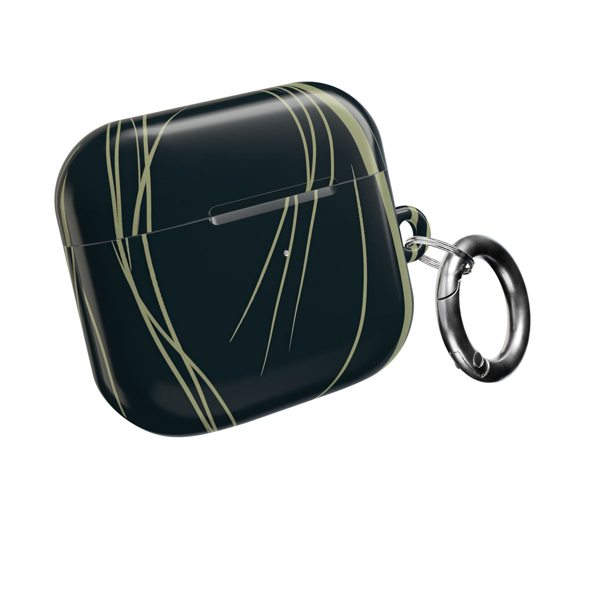 Serpentine Reeds · Hard Case for AirPods & AirPods Pro · Green