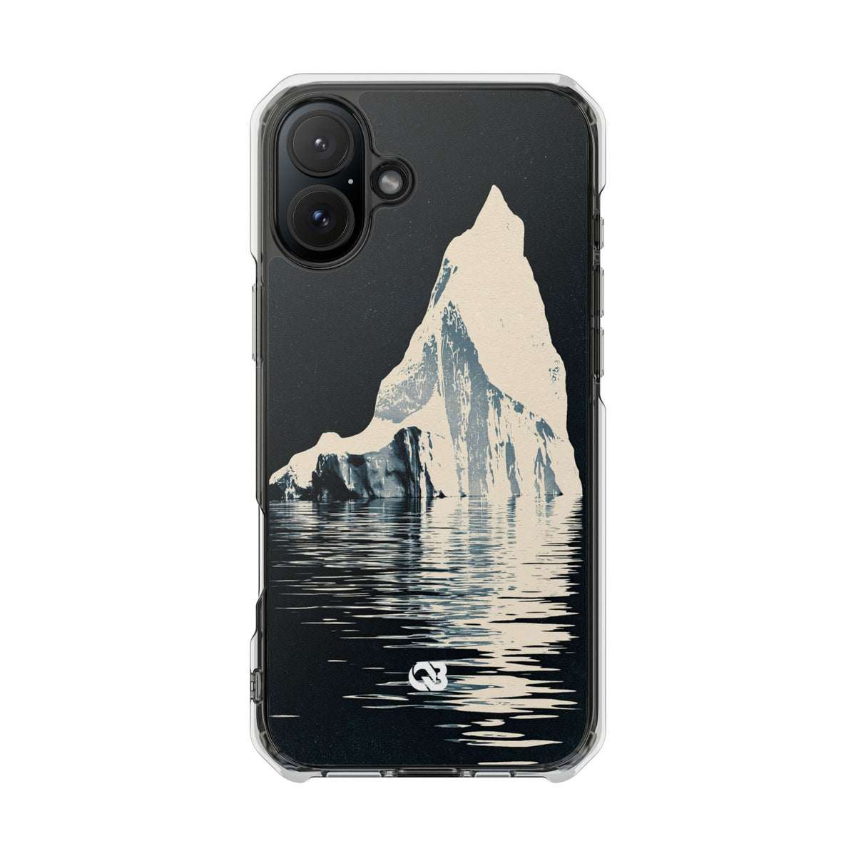 Blue Impact MagSafe Phone Case for iPhone - Frozen Navy Monolith