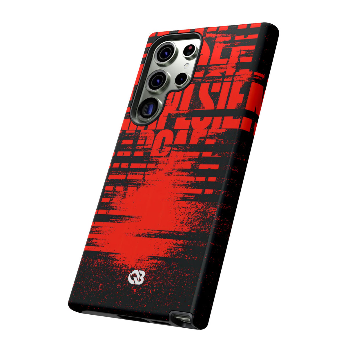 Crimson Redaction · Tough Phone Case for Samsung · Black