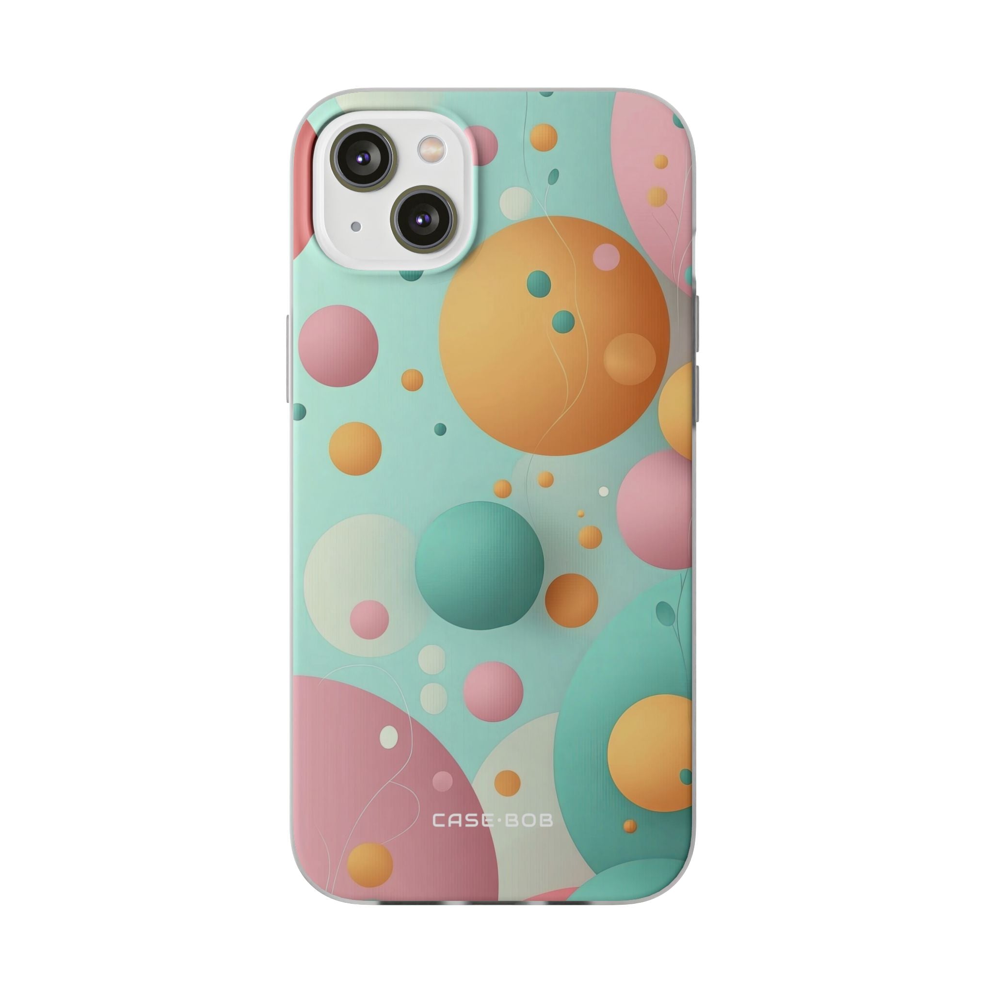Pastel Circles iPhone 14 Plus Case - Soft