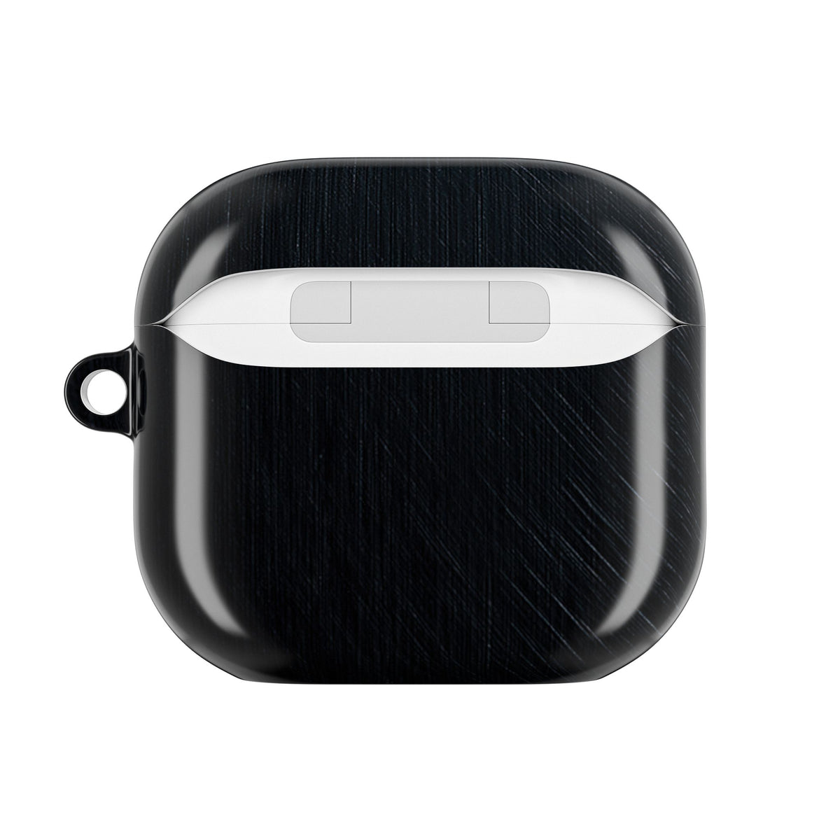 Brushed Obsidian Steel · Hard Case for AirPods & AirPods Pro · Black