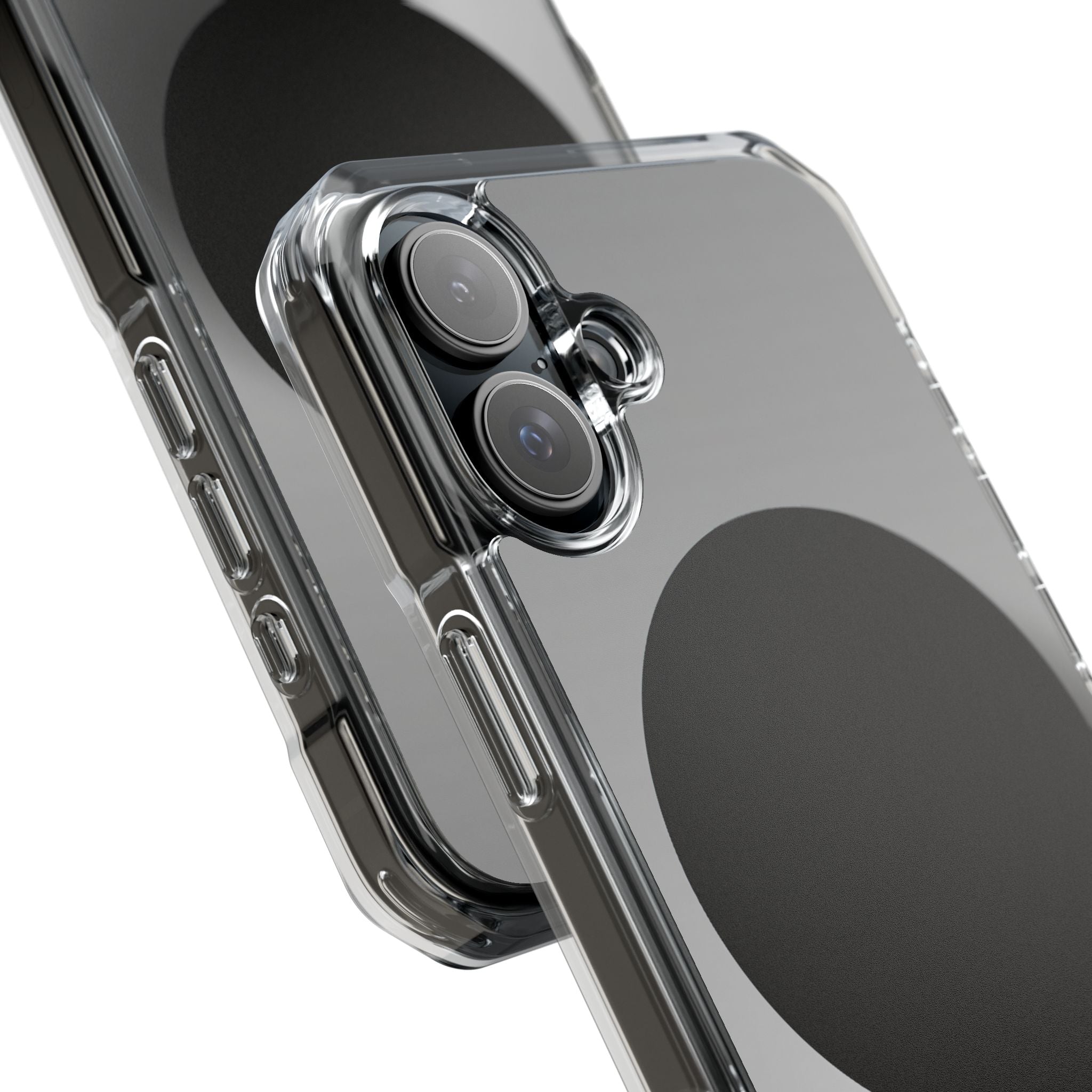 Grey Impact MagSafe Phone Case for iPhone - Matte Onyx Sphere